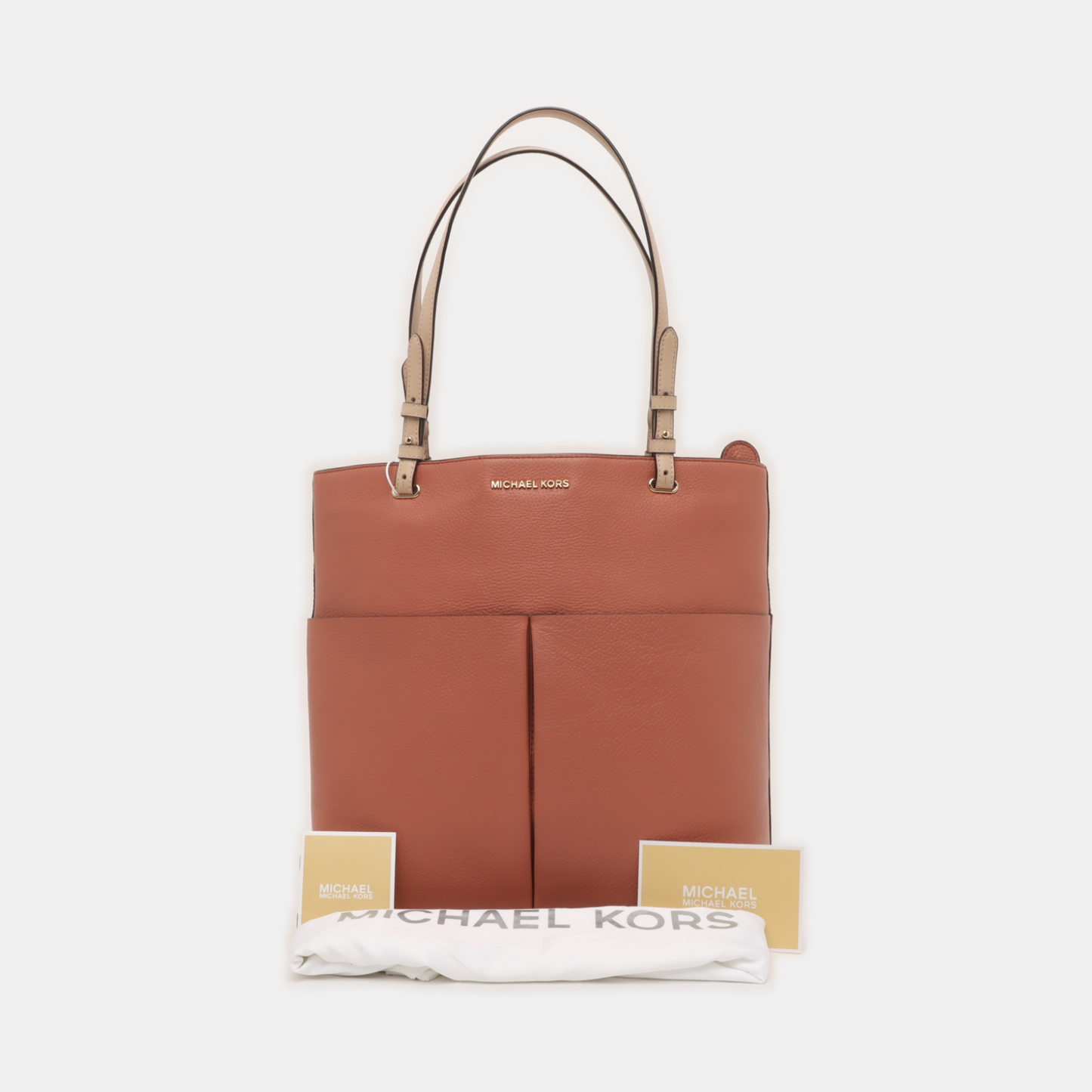 MICHAEL KORS Tote bag Pink Cowhide Single Shoulder Bag Tote Golden hardware shoulder straps-(SKU)-939671954
