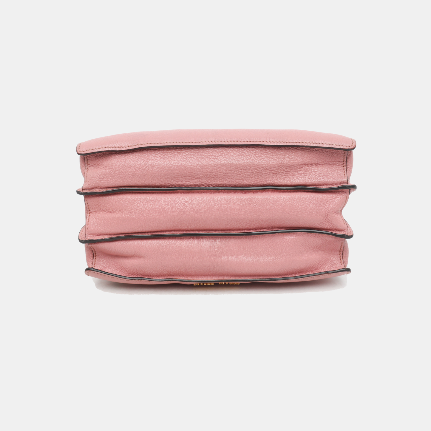 Miu Miu Pink Cowhide Sling Bag Tote Bag Golden hardware Removable shoulder strap-(SKU)-930663489