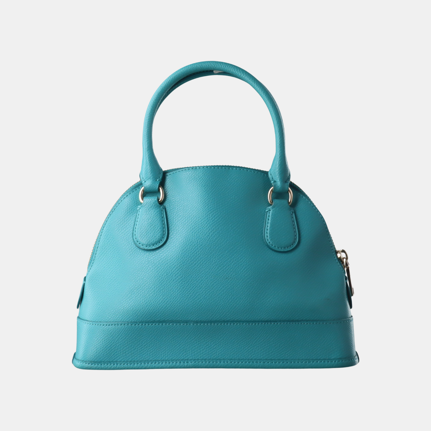 COACH CORA Light Blue Cowhide Crossbody Tote Shoulder Bag Golden hardware Removable shoulder strap-(SKU)-14348899
