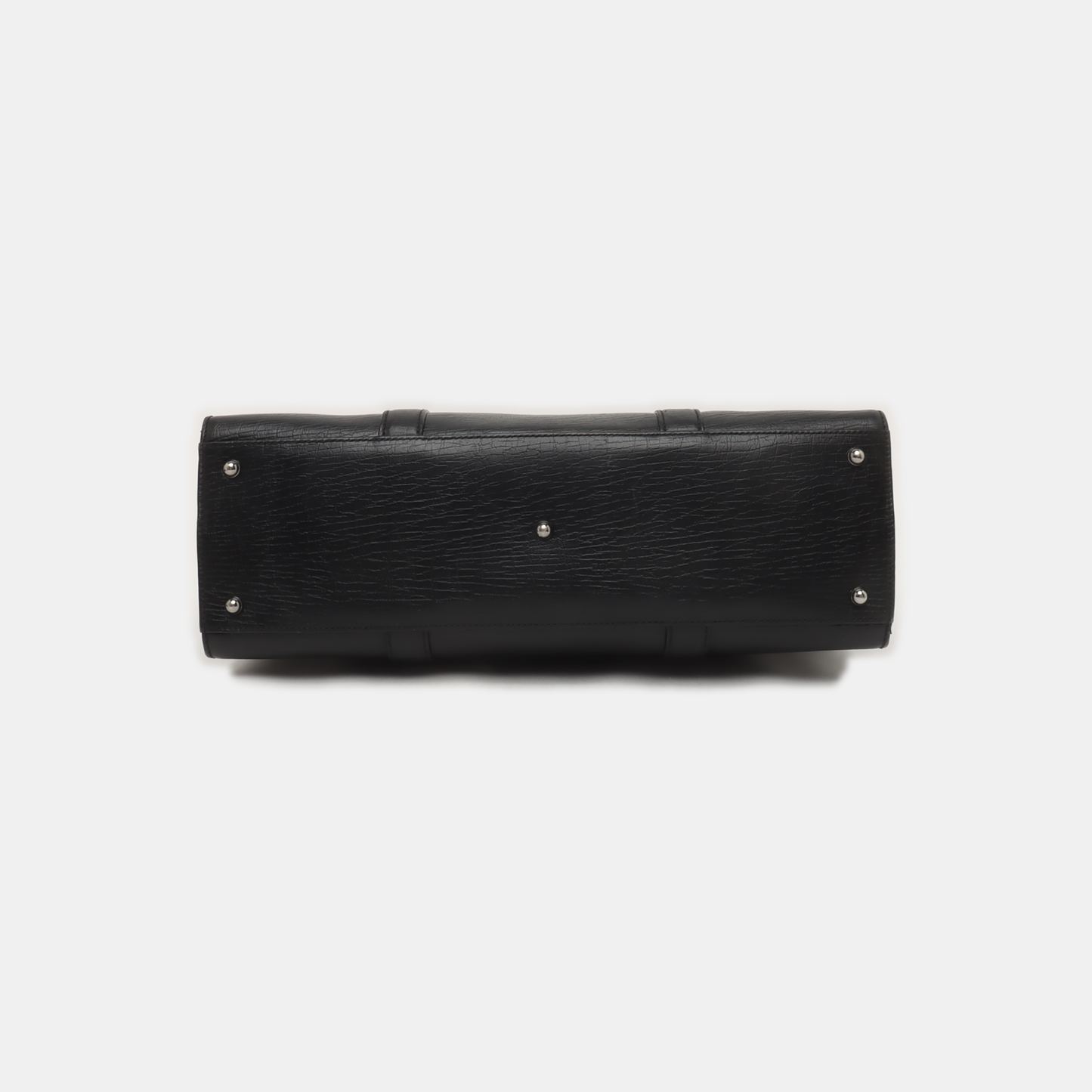 GUCCI Black Cowhide Embossed Handbag Silver Hardware-(SKU)-939892338
