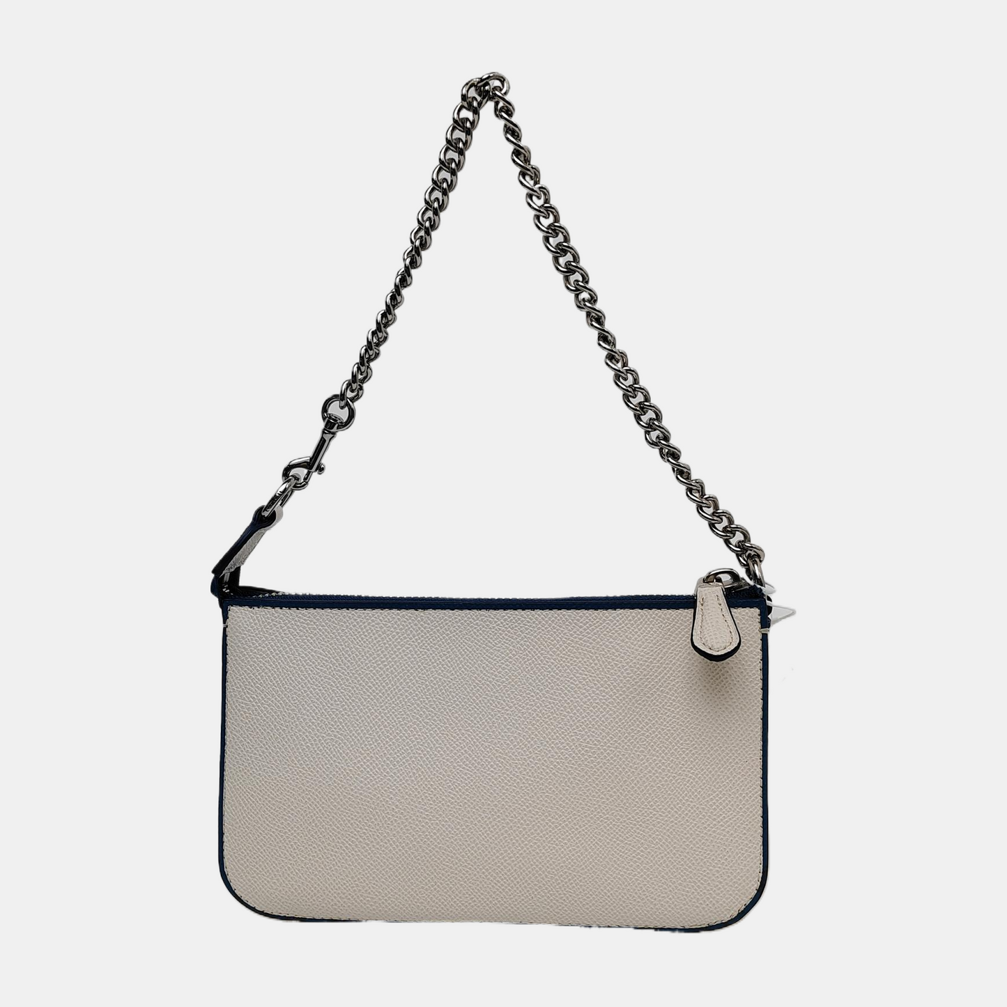 COACH NOLITA White Leather Carriage Cutout Tote Bag Silver Hardware-(SKU)-942280328