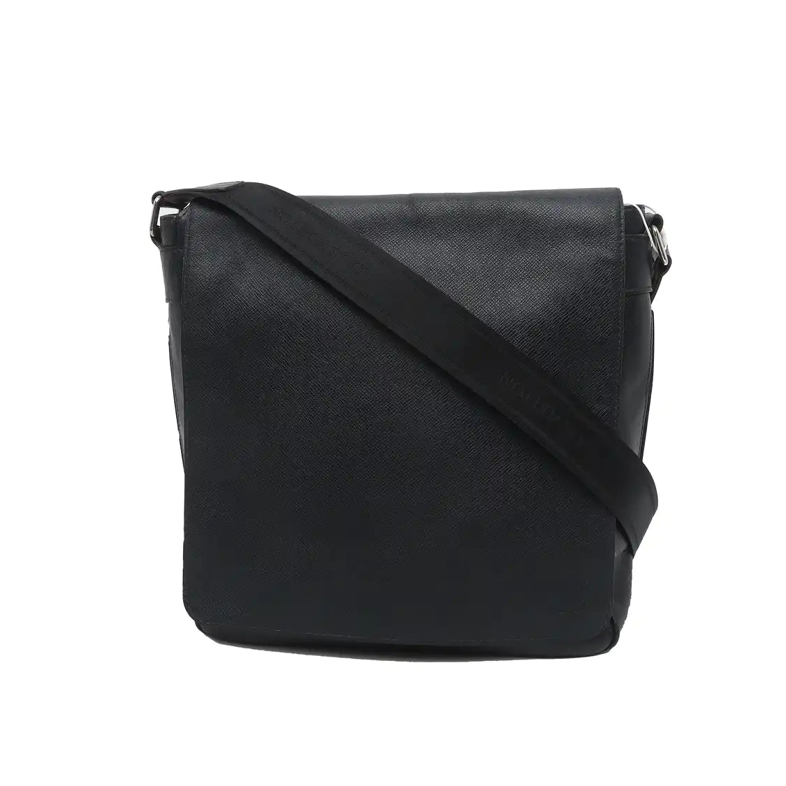 LOUIS VUITTON BOREAL Dark Blue Cowhide Single Shoulder Bag Crossbody Bag Silver Hardware-(SKU)-931854532