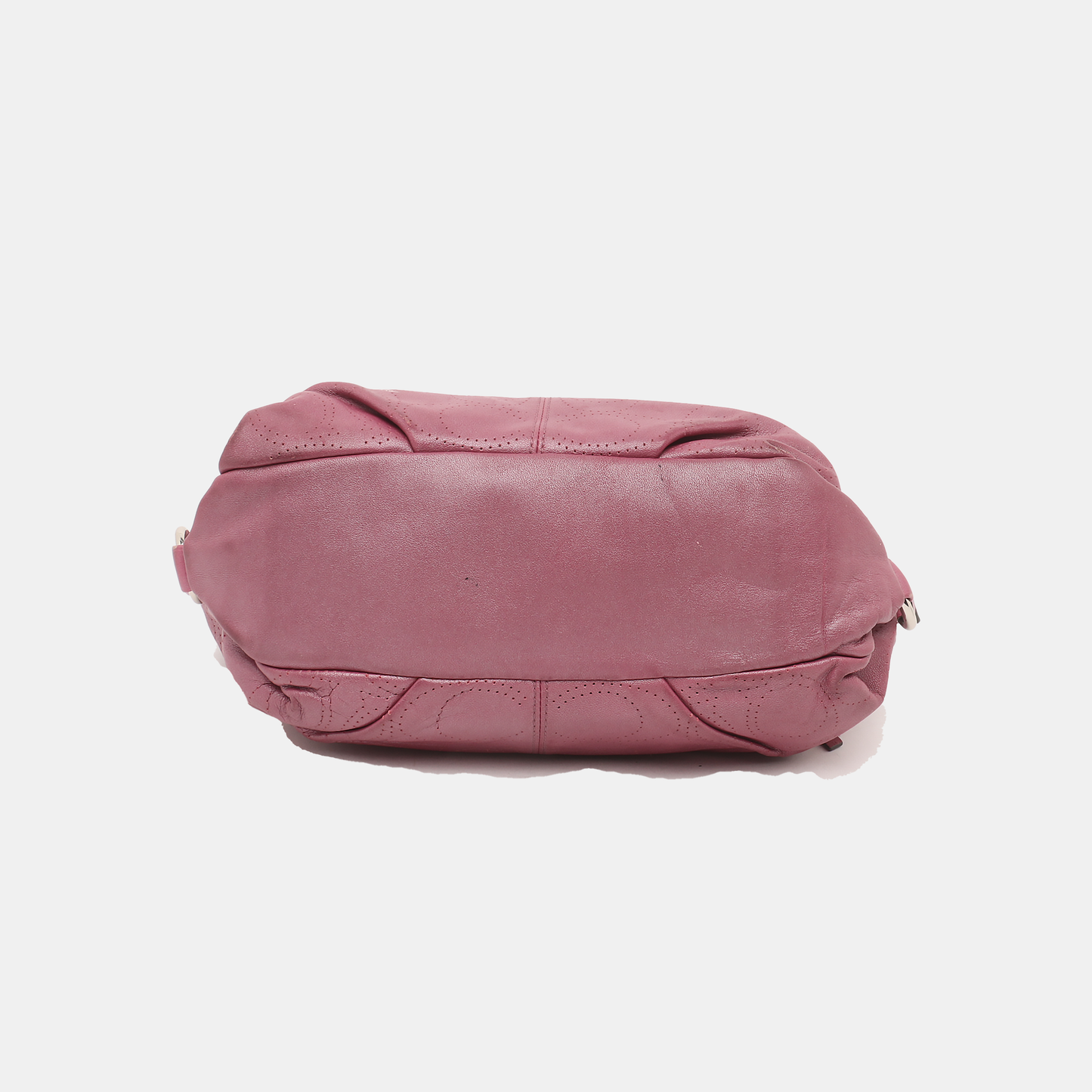 COACH Fuchsia Leather Cut-Out Sling Bag Silver Hardware Removable shoulder strap-(SKU)-928562151