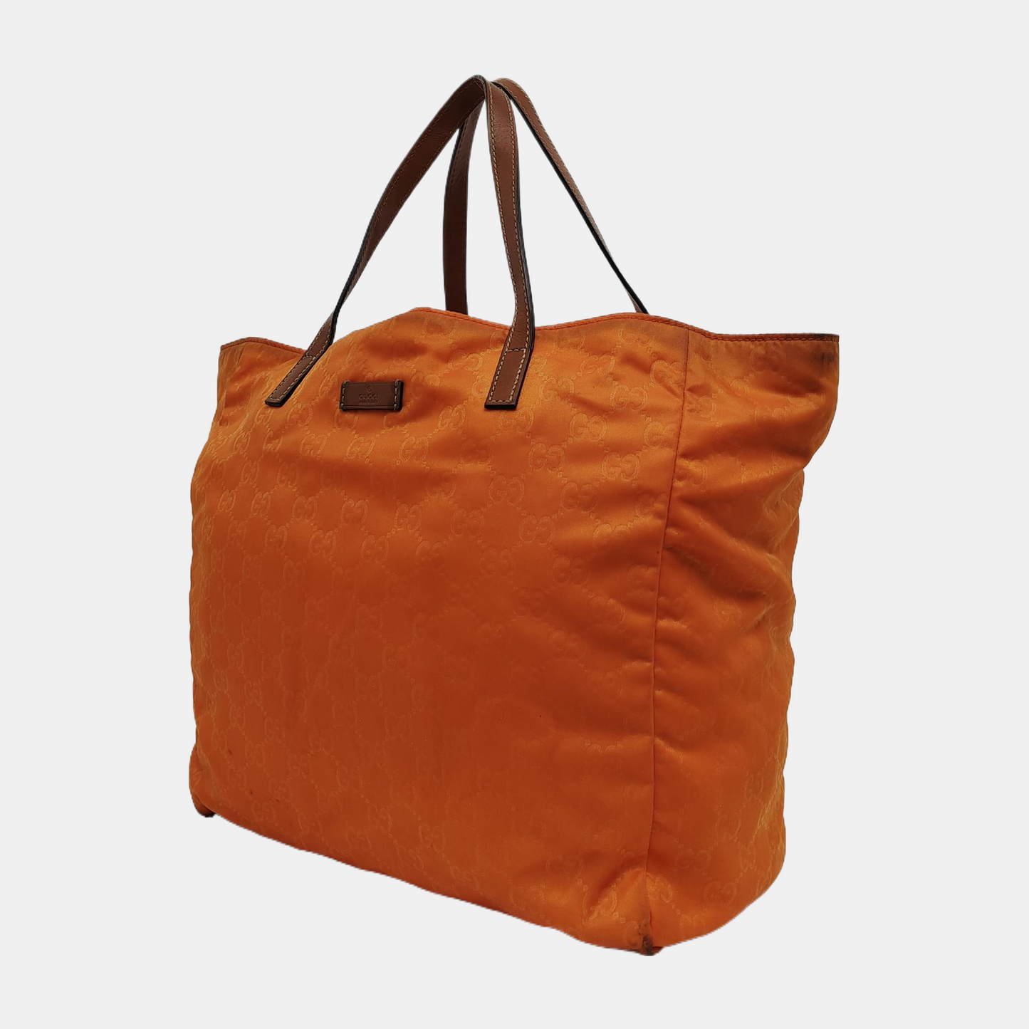 GUCCI Tote bag Orange Fabric Monogrammed Handbag Single Shoulder Bag-(SKU)-945893652