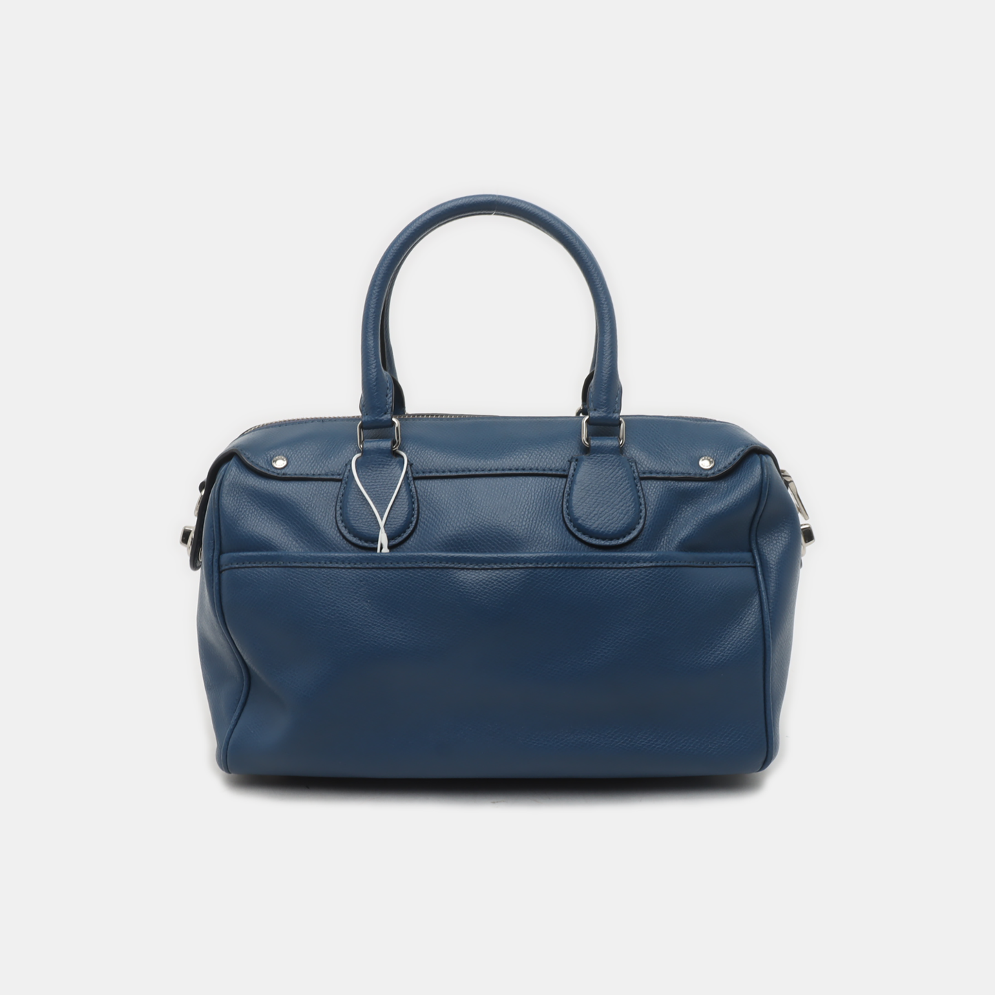 COACH BENNETT Large size Blue cowhide crossbody, handbag, shoulder bag Silver Hardware Removable shoulder strap-(SKU)-935672558