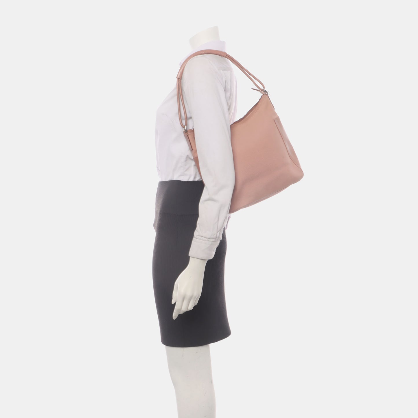 GUCCI Bucket bag Pink Canvas Shoulder Bag Tote Bag Silver Hardware-(SKU)-935552041