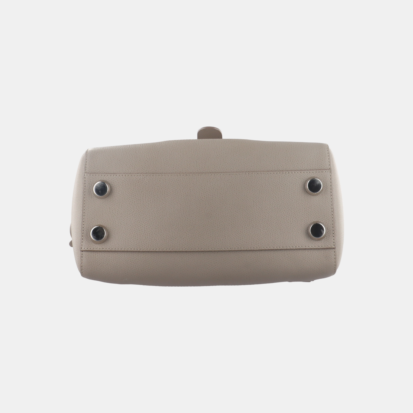 senreve Gray Cow Leather Embossed Single Shoulder Bag Backpack Silver Hardware Removable shoulder strap-(SKU)-14223070