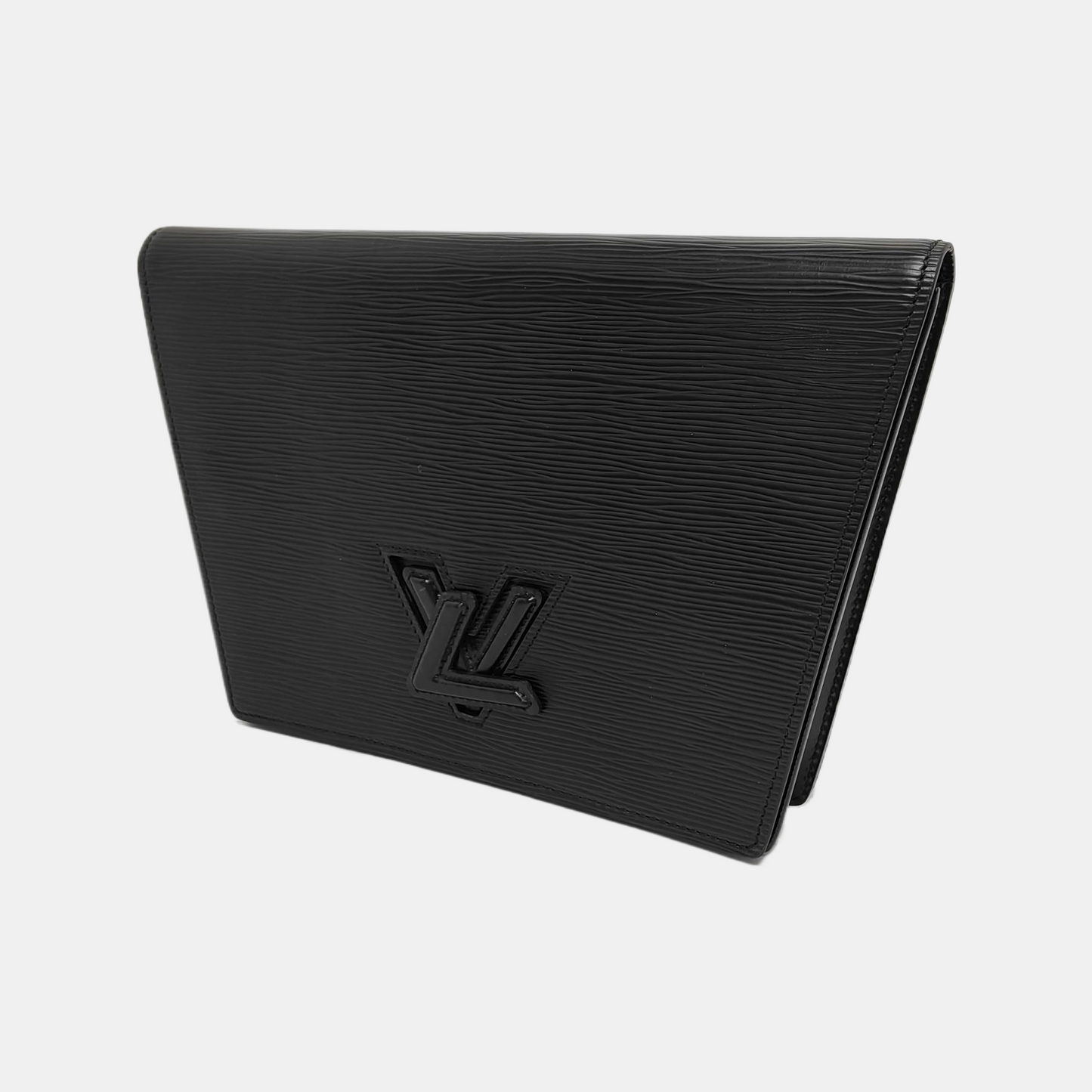 LOUIS VUITTON TRAPÈZE Large size BlackEPI牛皮水波纹手拿包 Vintage model-(SKU)-944705584