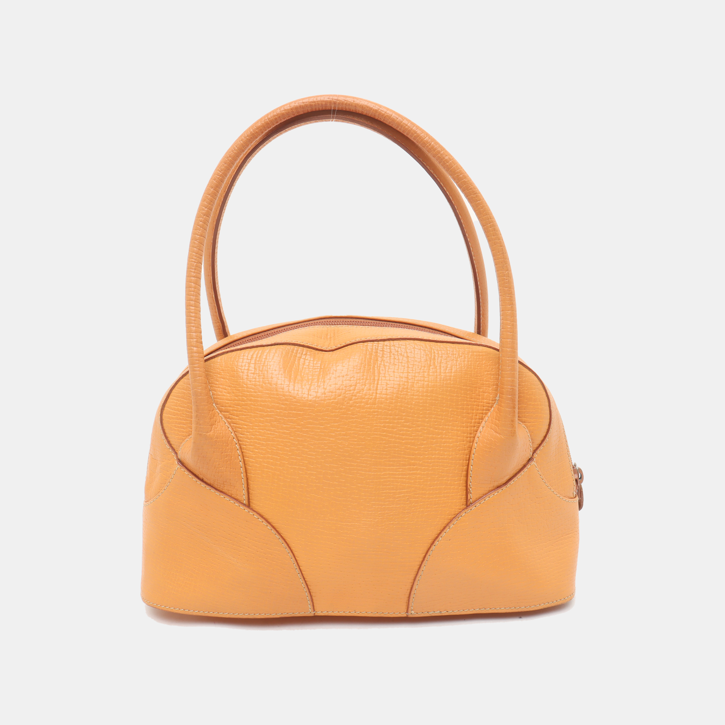 LOEWE Orange Leather Handbag Single Shoulder Bag Golden hardware-(SKU)-938690873