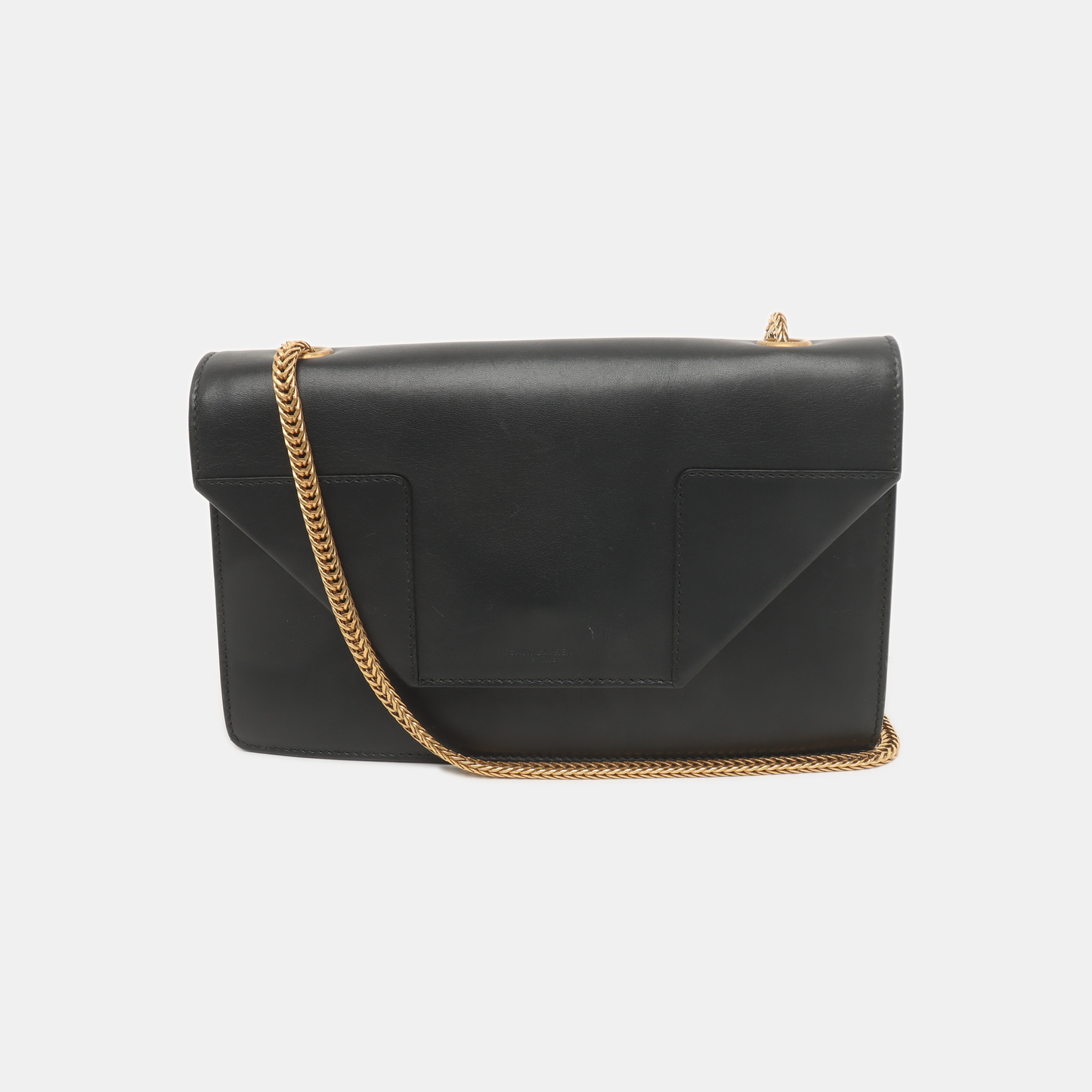 YSL VINTAGE BETTY Black Cowhide Single Shoulder Bag Crossbody Bag Golden hardware-(SKU)-939597796