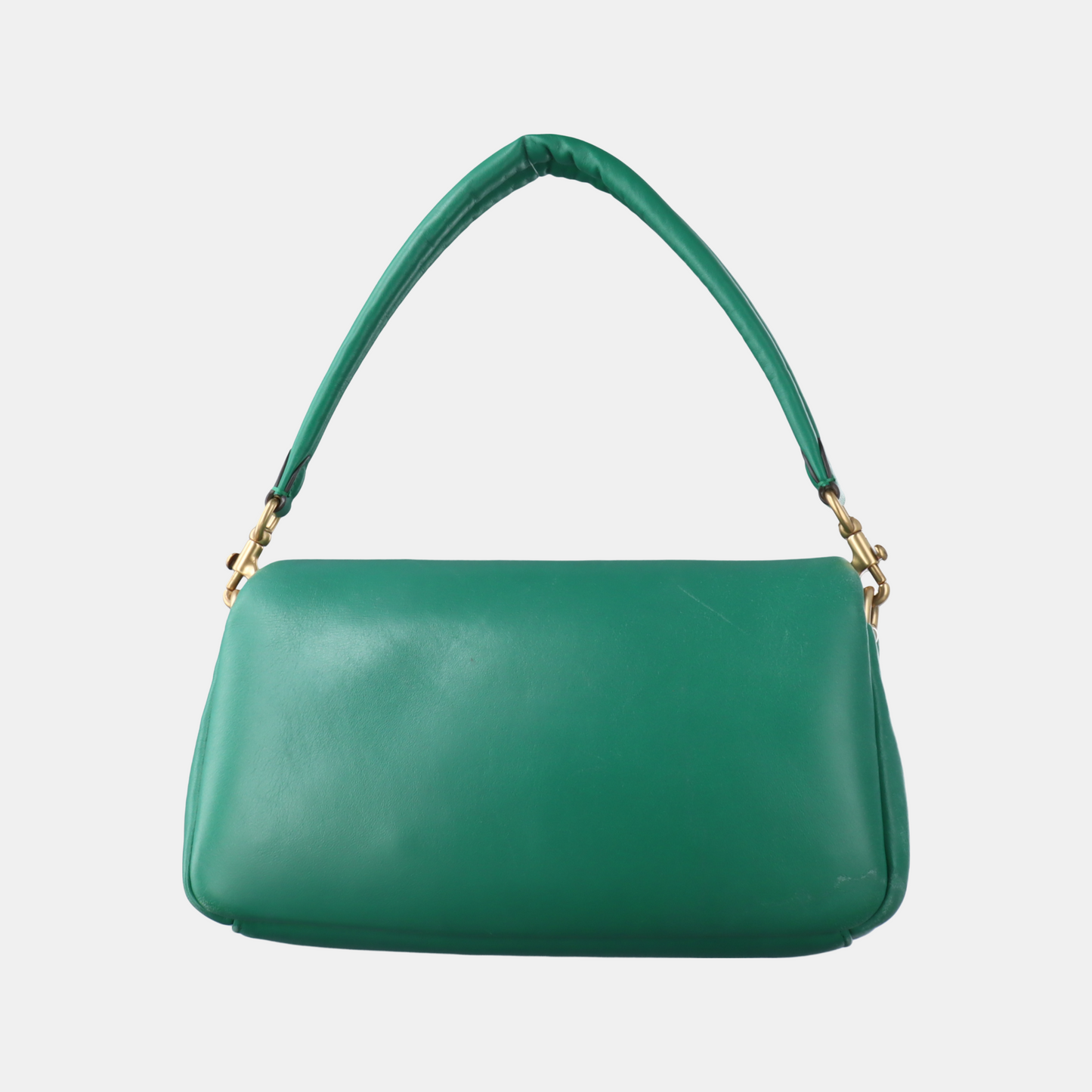 COACH PILLOW TABBY 26 Green Cowhide Crossbody Handbag Single Shoulder Bag Golden hardware shoulder straps-(SKU)-13671839