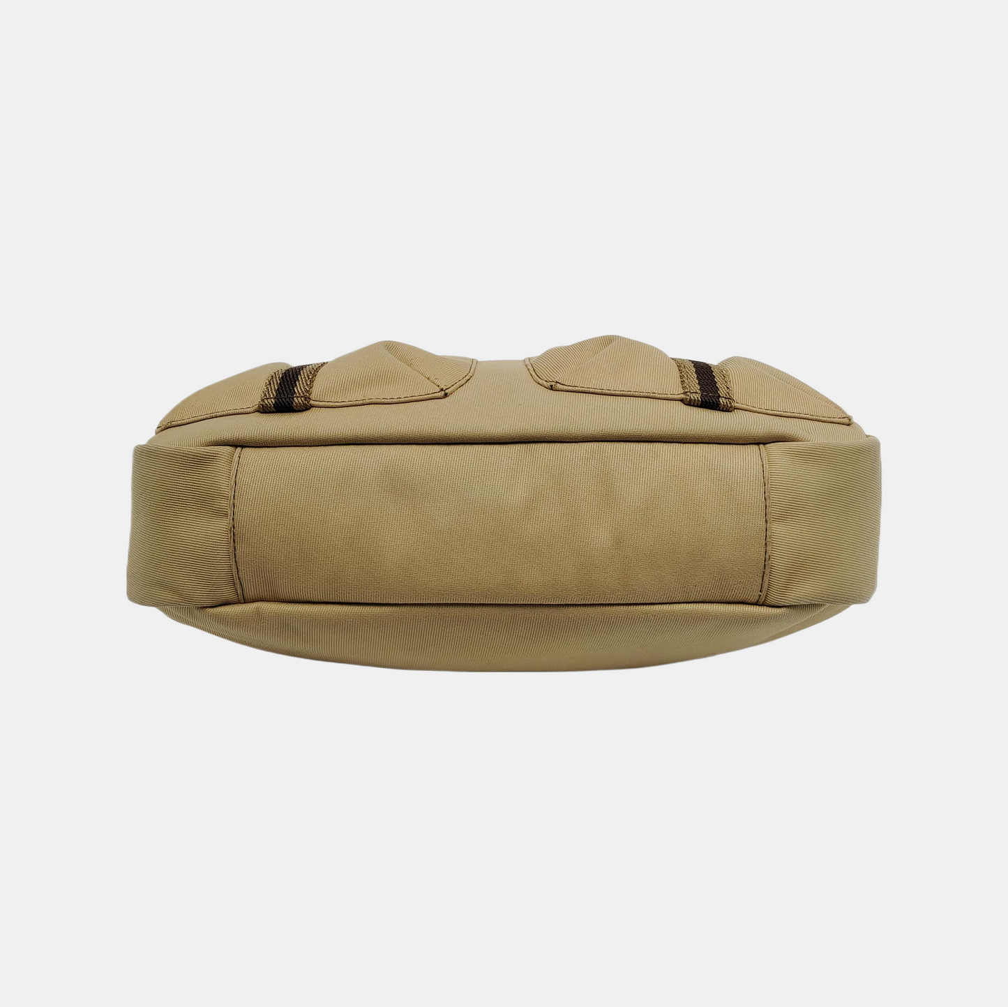 GUCCI Khaki Canvas Single Shoulder Bag, Crossbody Bag Golden hardware-(SKU)-941853667