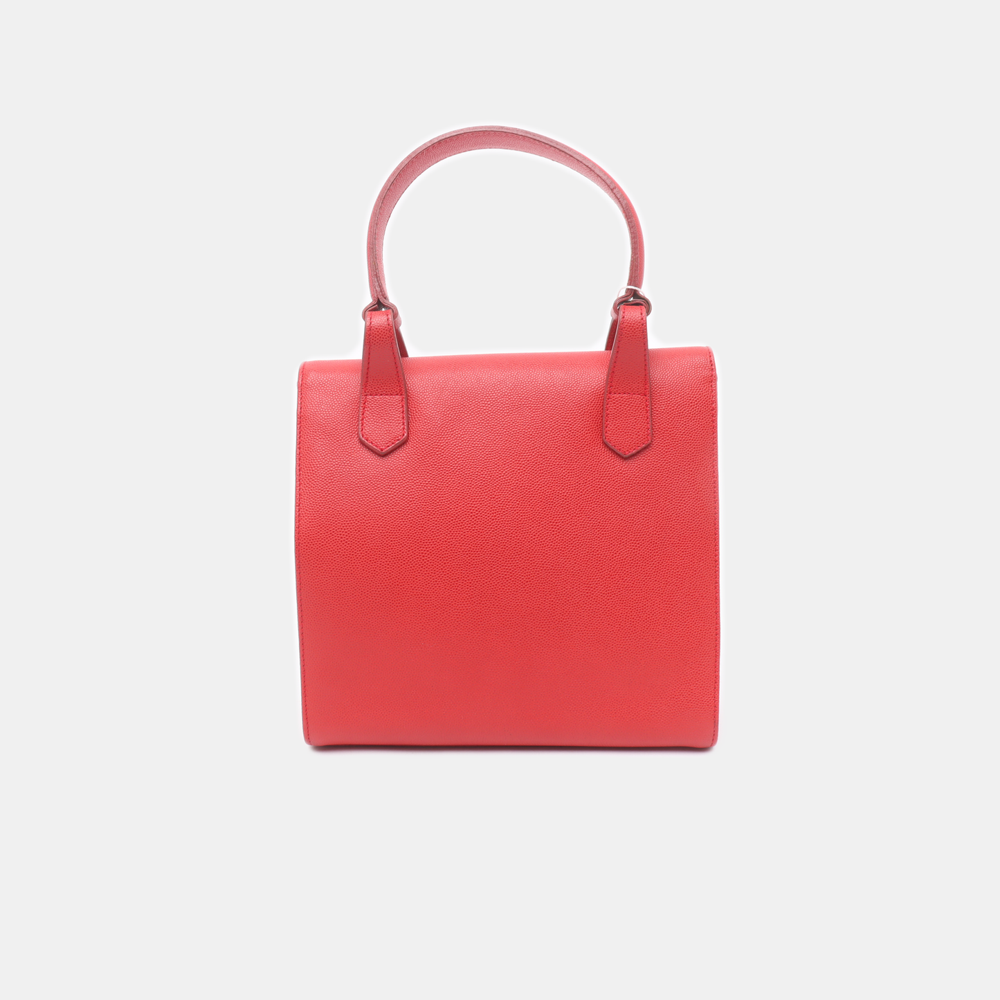GIVENCHY Red Cowhide Tote Bag Golden hardware-(SKU)-11907280