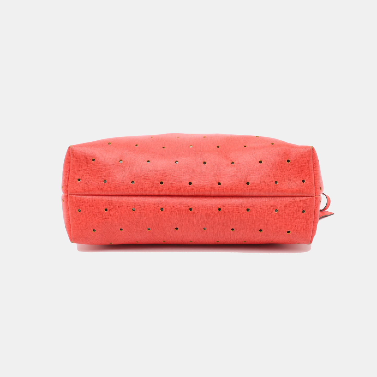 FENDI Tote bag Orange Cowhide Single Shoulder Bag Tote Bag Golden hardware Sub-bag-(SKU)-13019385