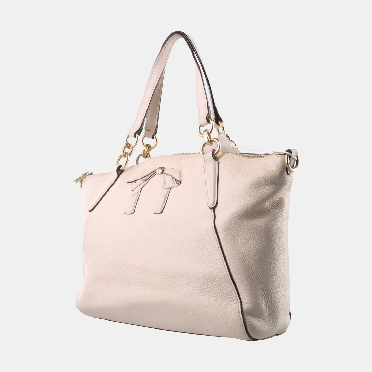 COACH KELSEY White Cowhide Single Shoulder Bag Crossbody Handbag Golden hardware Removable shoulder strap-(SKU)-14505078