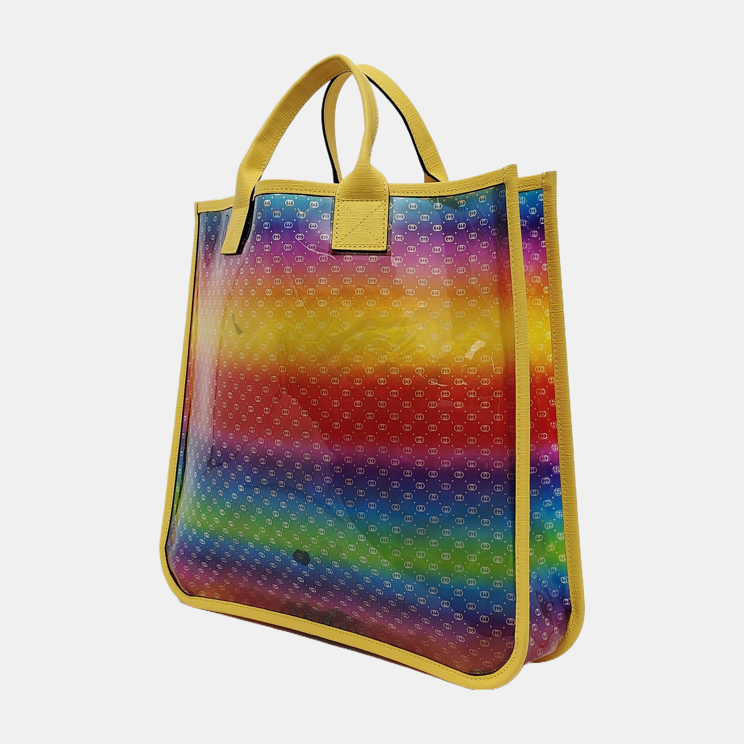 GUCCI Tote bag Large size Multicolor Plastic Monogrammed Handbag-(SKU)-940651267