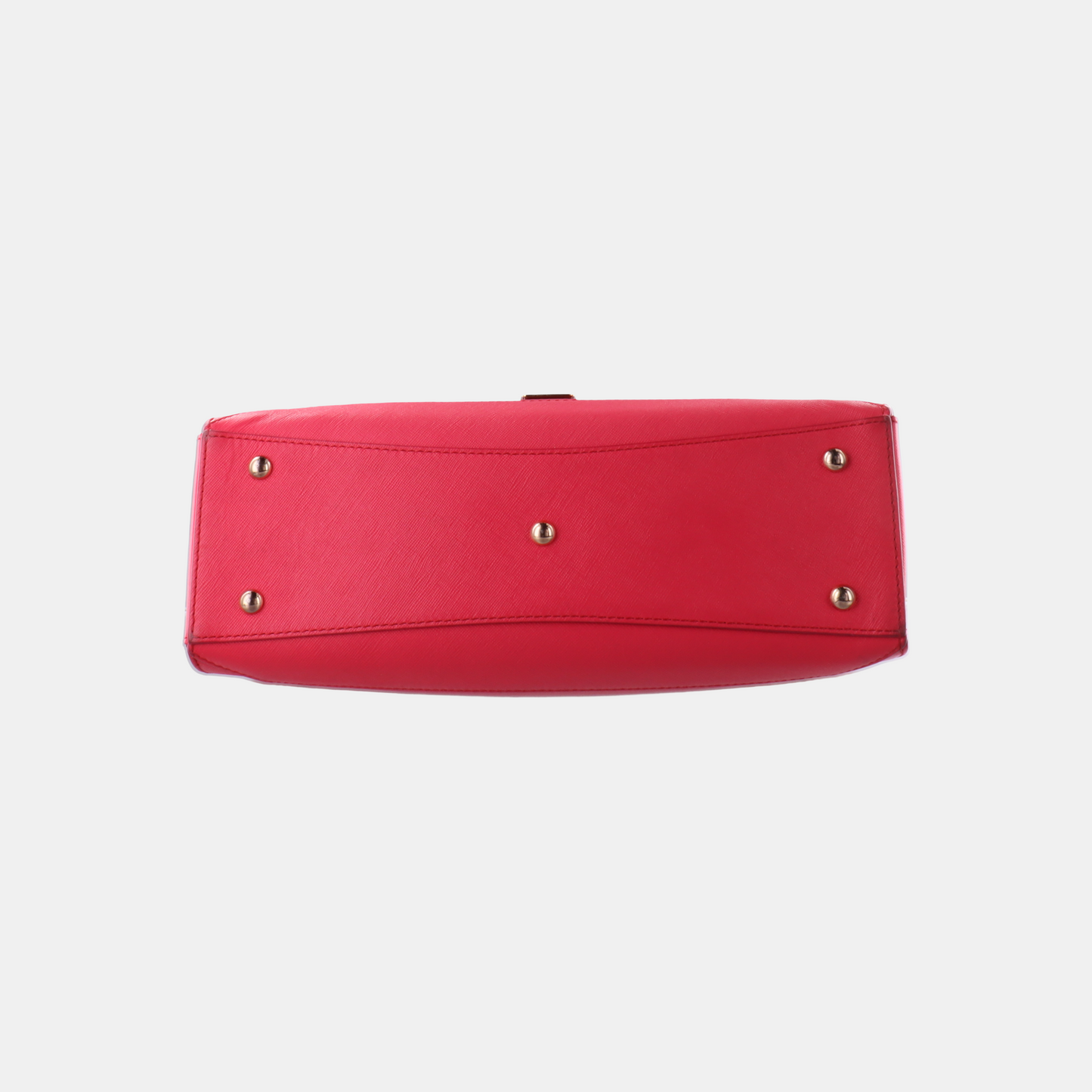 MCM NUOVO Red Leather Embossed Shoulder Bag Tote Bag Crossbody Bag Golden hardware Removable shoulder strap-(SKU)-14100965