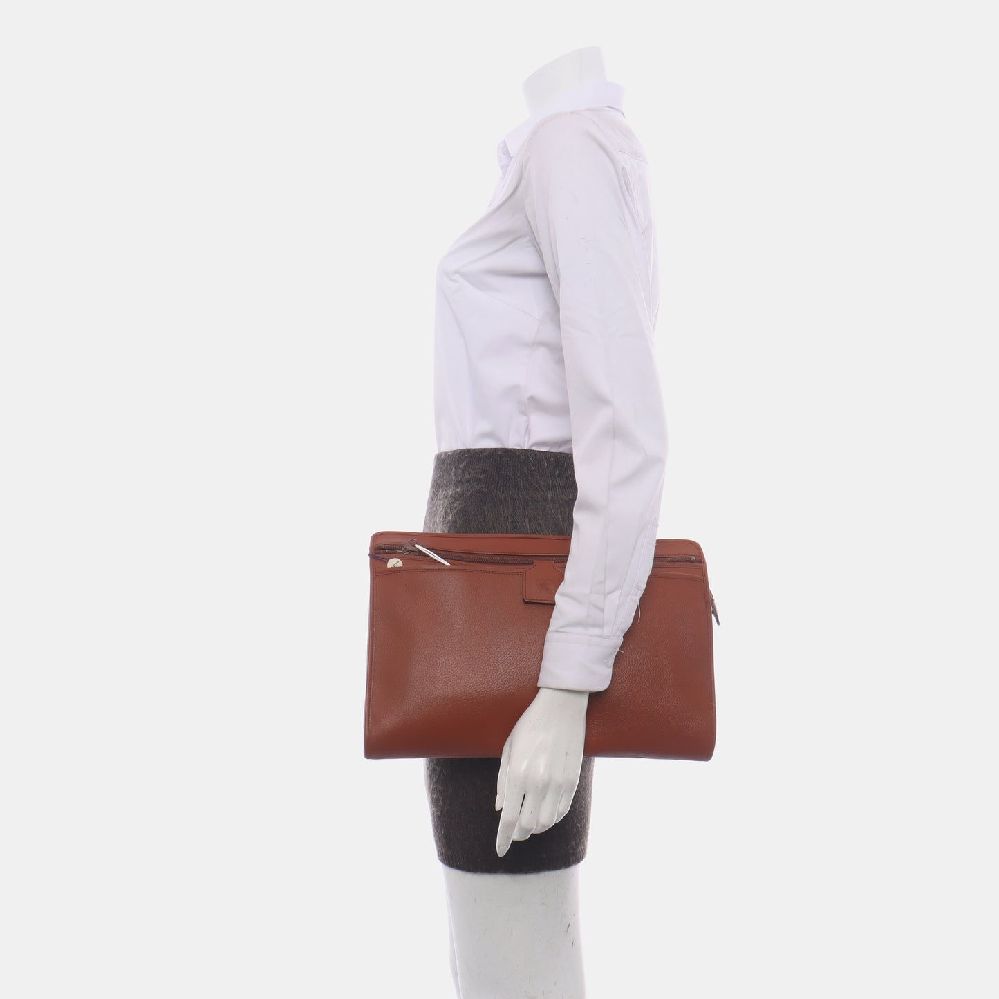 BURBERRY LondonBrown Leather Handbag-(SKU)-13795977