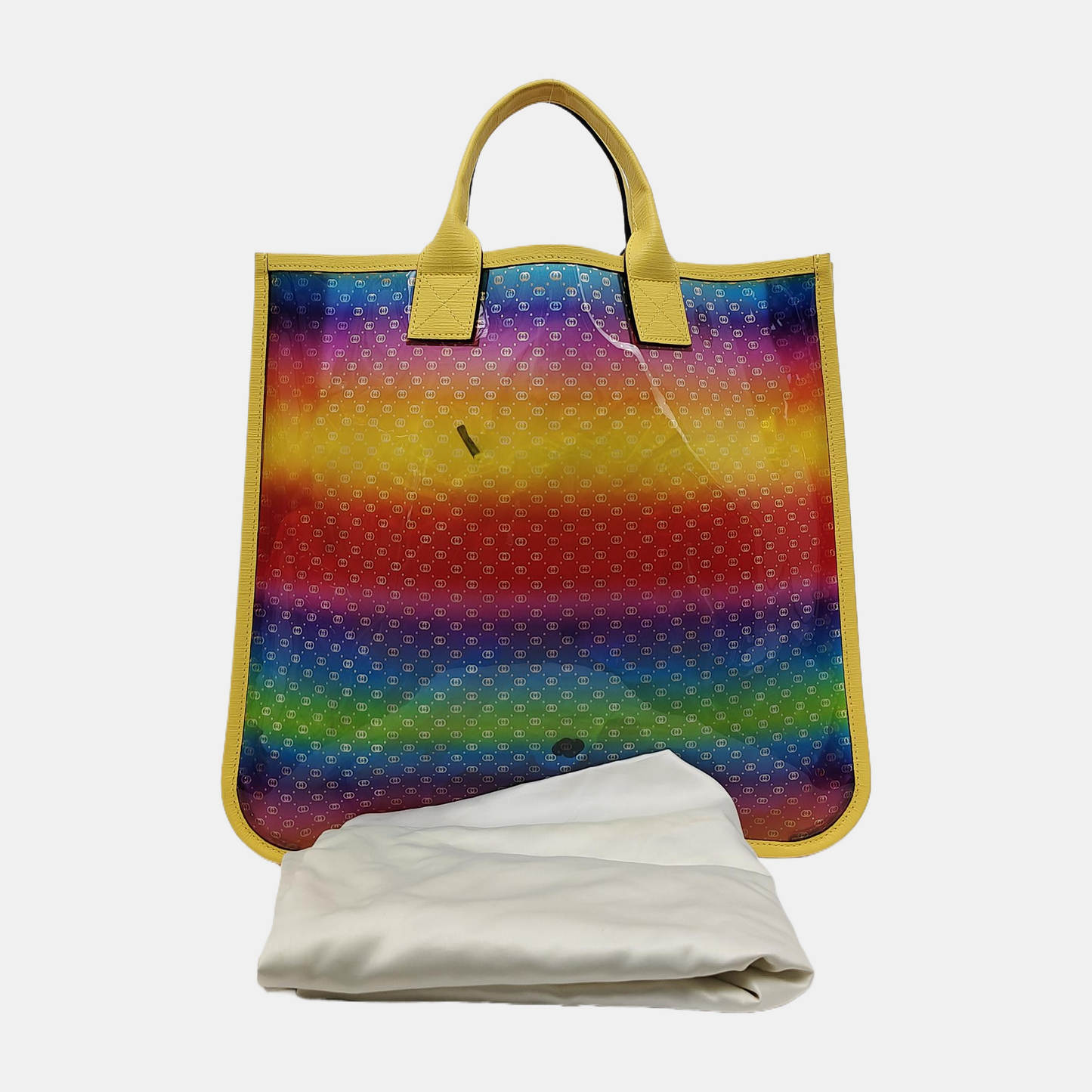 GUCCI Tote bag Large size Multicolor Plastic Monogrammed Handbag-(SKU)-940651267