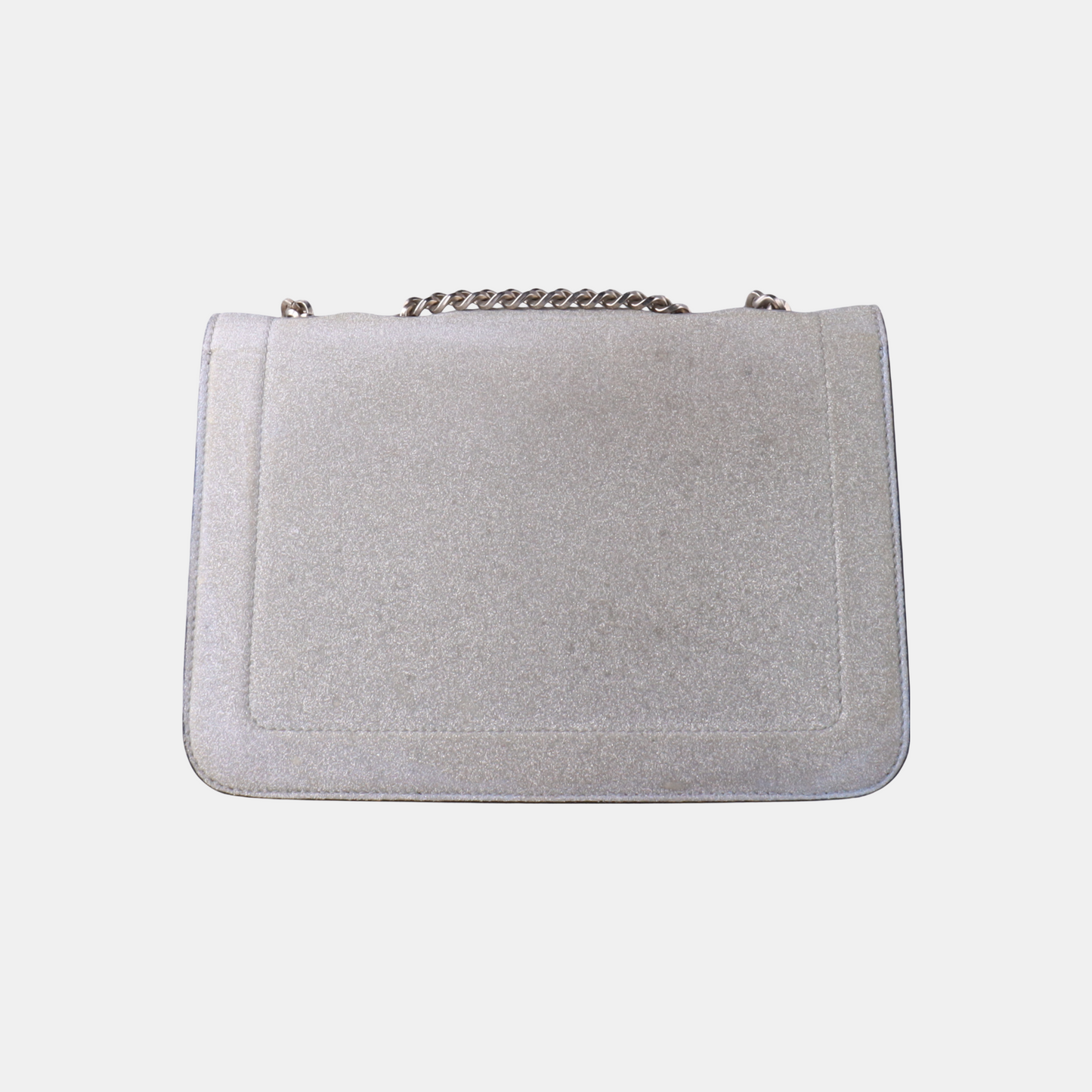 FERRAGAMO Vara Medium size Grey Cowhide Crossbody Bag Silver Hardware Removable shoulder strap-(SKU)-13751460
