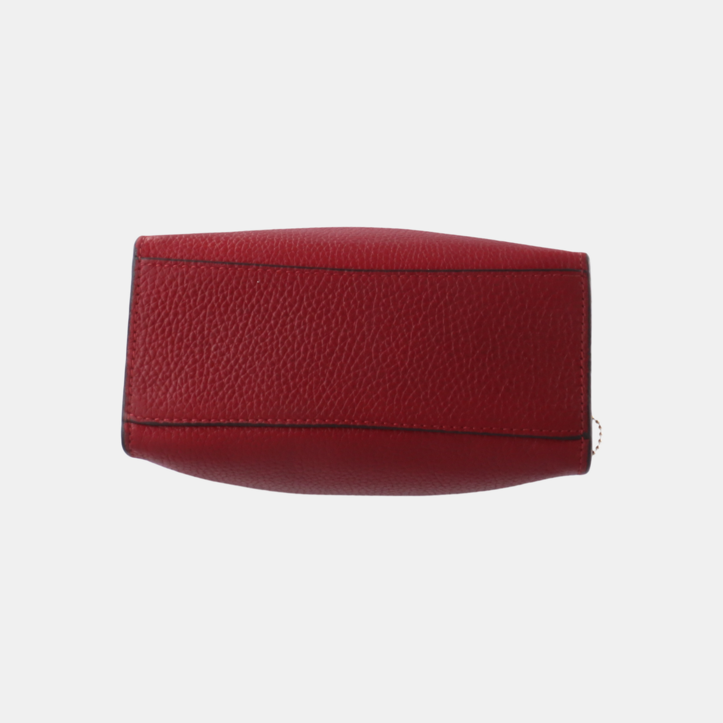 COACH Tote bag Red Leather Carriage Single Shoulder Bag Crossbody Tote Bag Golden hardware Removable shoulder strap-(SKU)-14064903