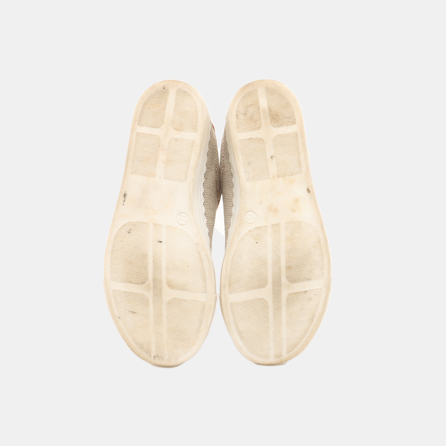 Chloé 32code Autumn and Spring Beige Fabric Women's Athletic Casual Shoes-(SKU)-933067743
