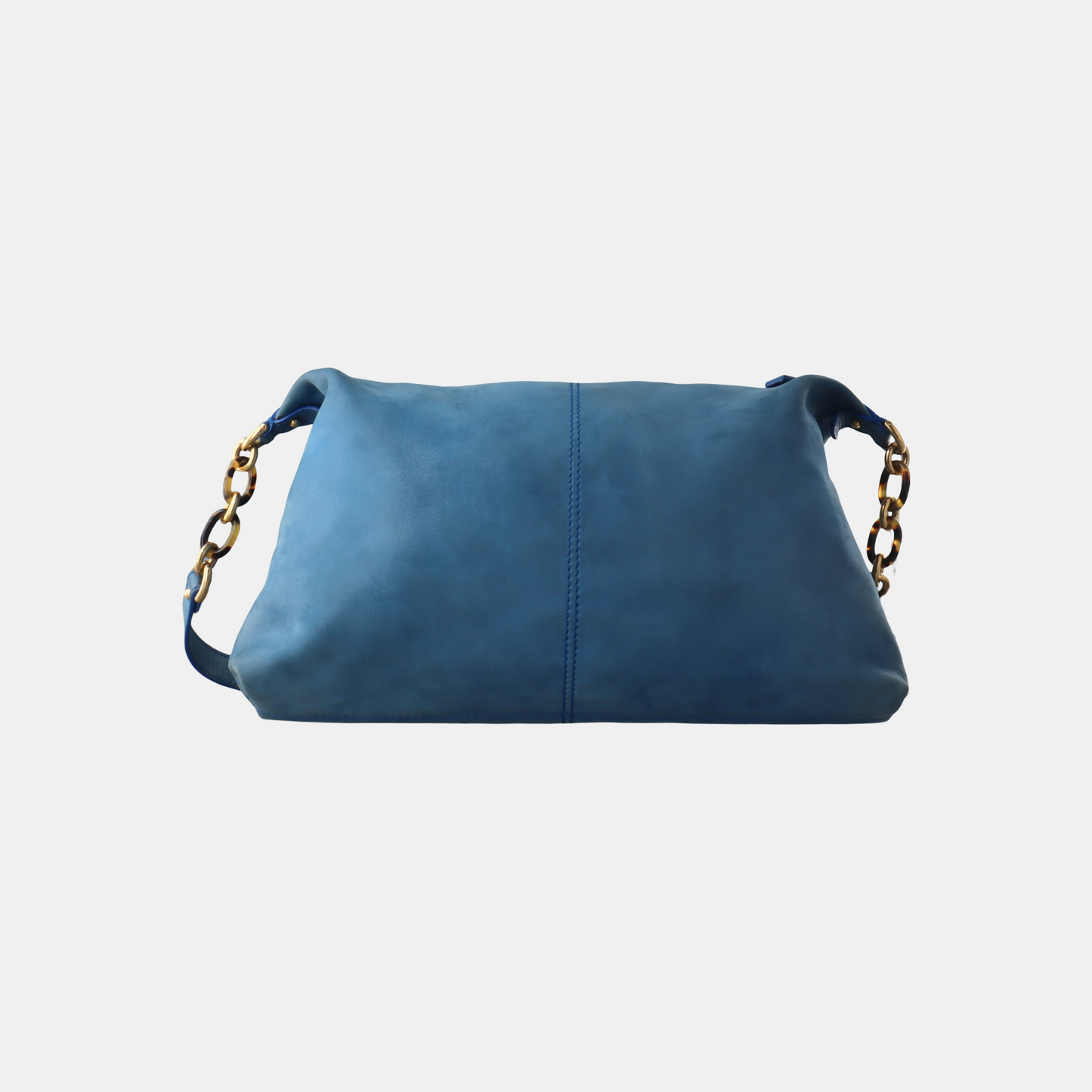 FENDI Blue Cowhide Crossbody Bag Golden hardware-(SKU)-13379706