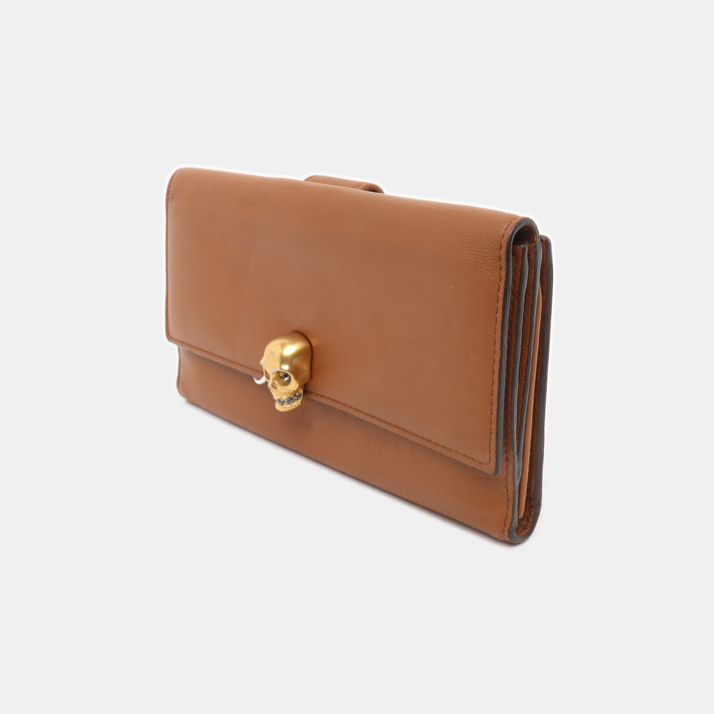 Alexander McQUEEN WalletBrown Cowhide Inlaid Wallet-(SKU)-933101055