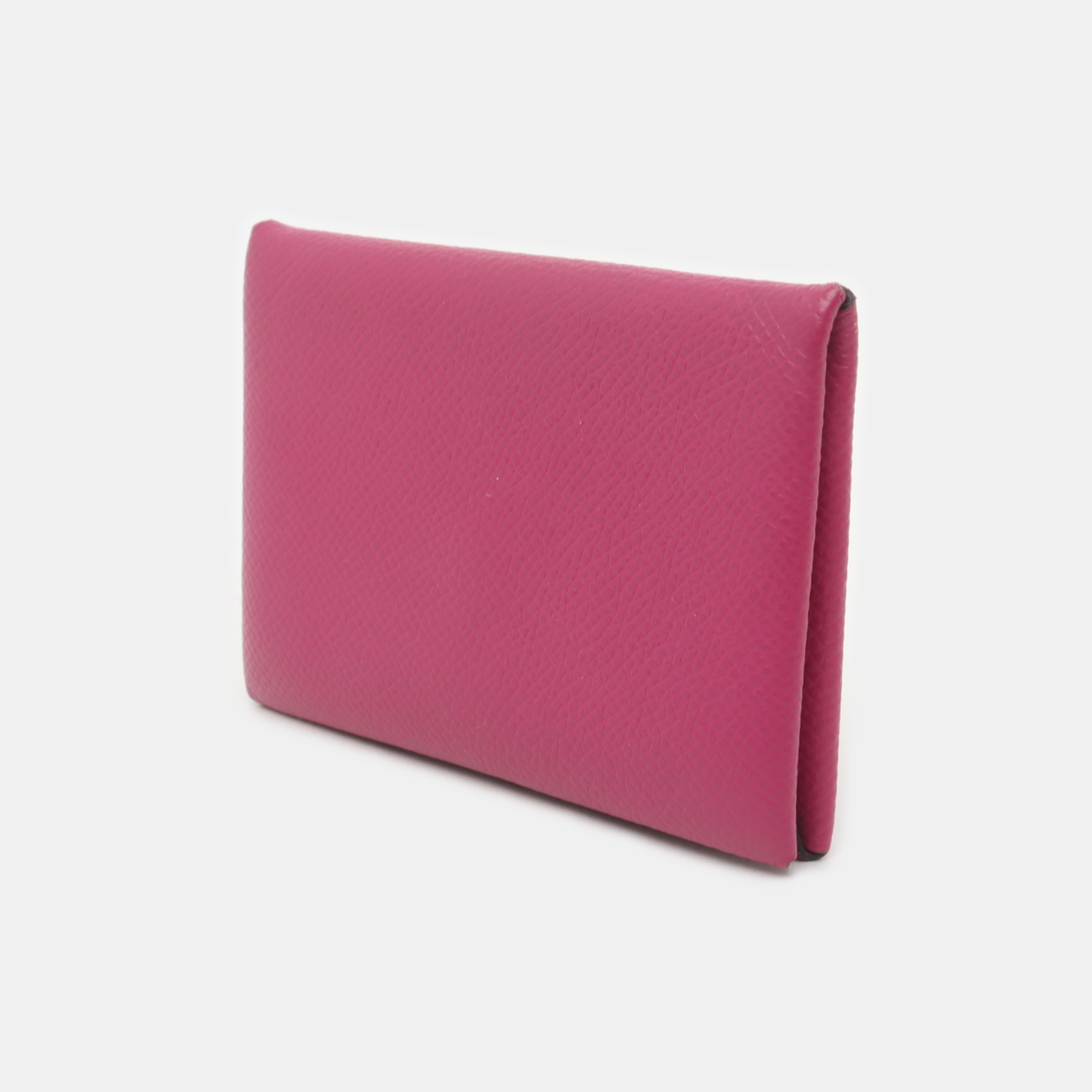 HERMÈS Calvi Magnolia PinkEpsom牛皮卡包 Silver Hardware Astamp-(SKU)-937045587