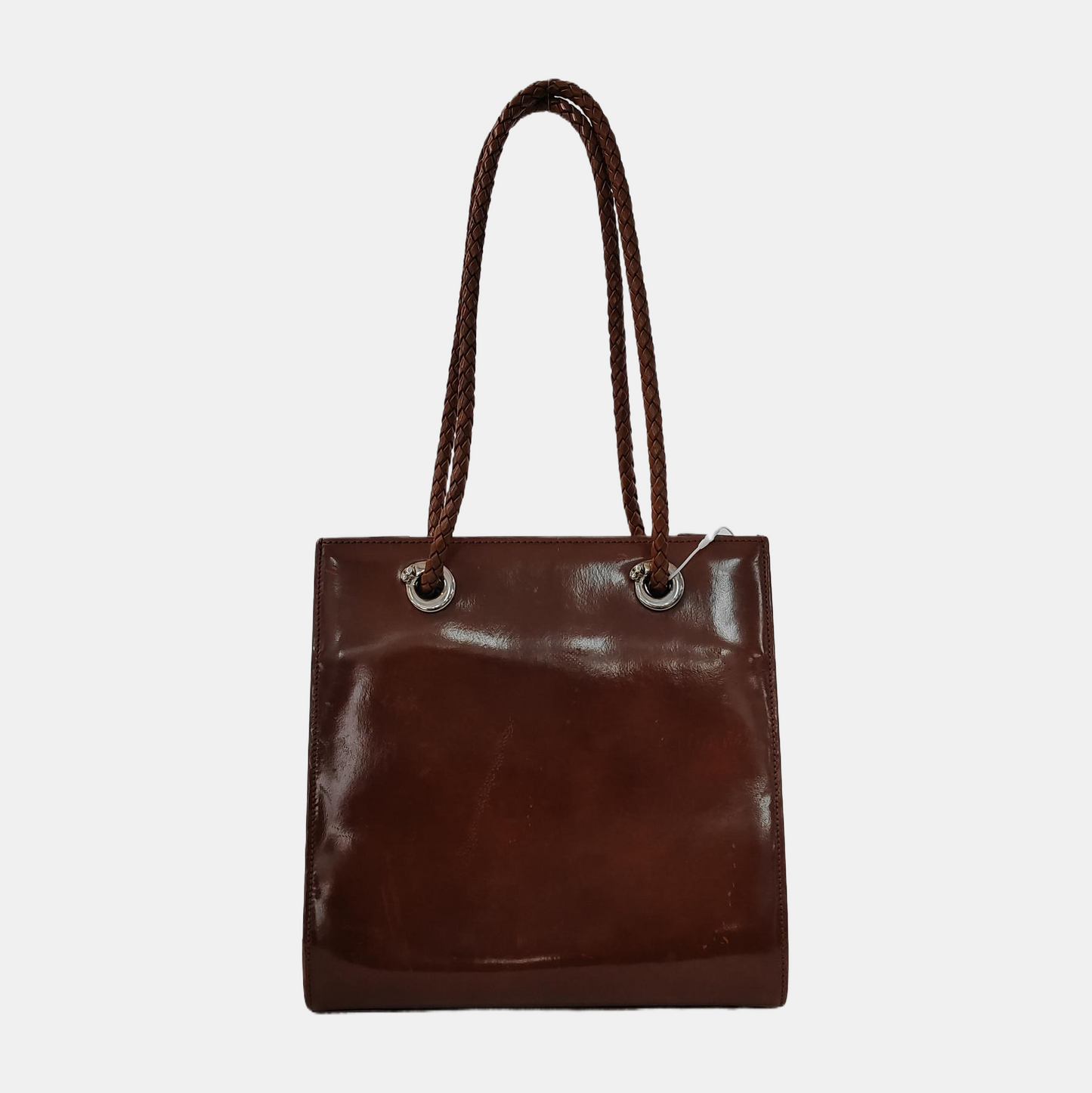Cartier Tote bag Brown Cowhide Single Shoulder Bag Silver Hardware-(SKU)-942575240