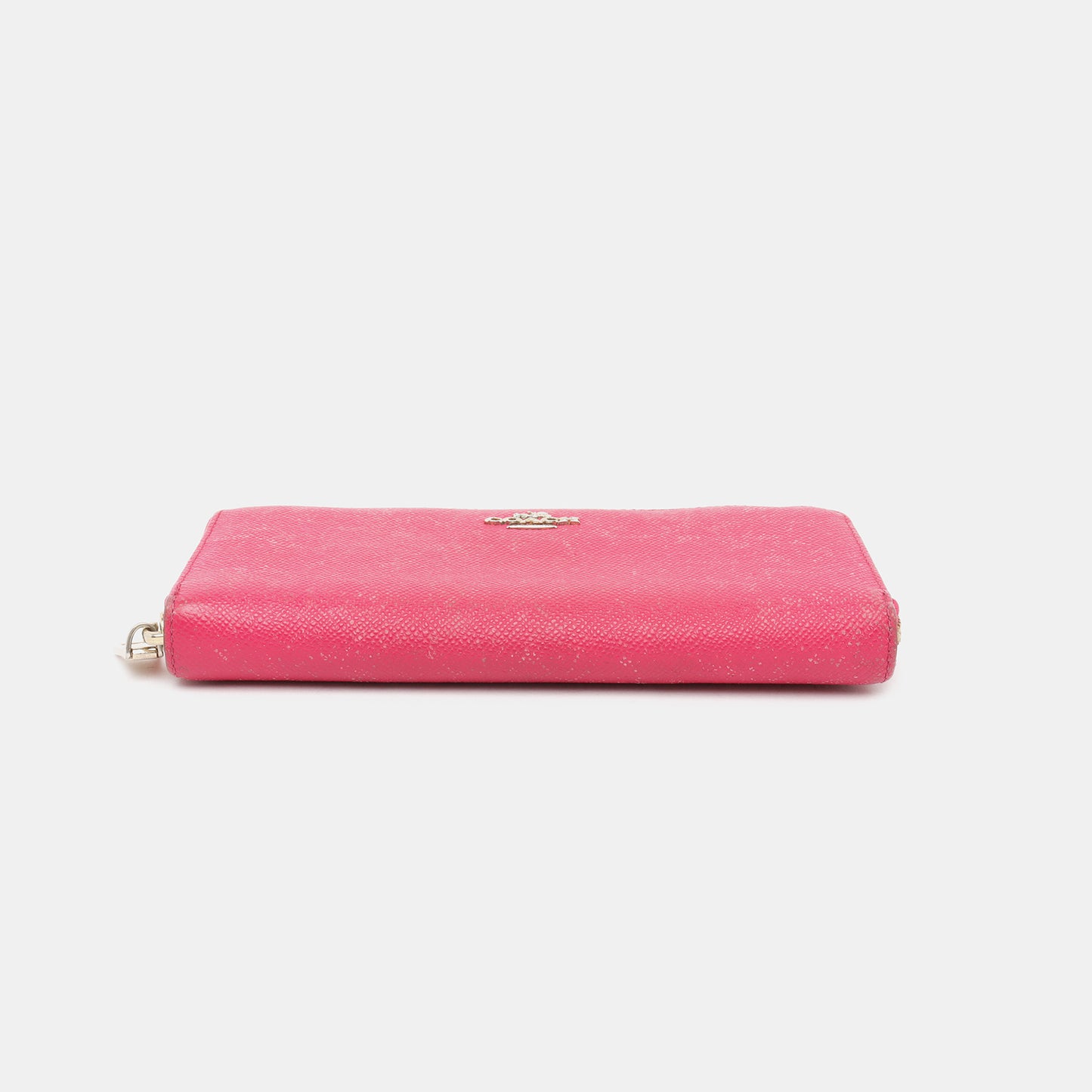 COACH Pink leather wallet Silver Hardware-(SKU)-11550117