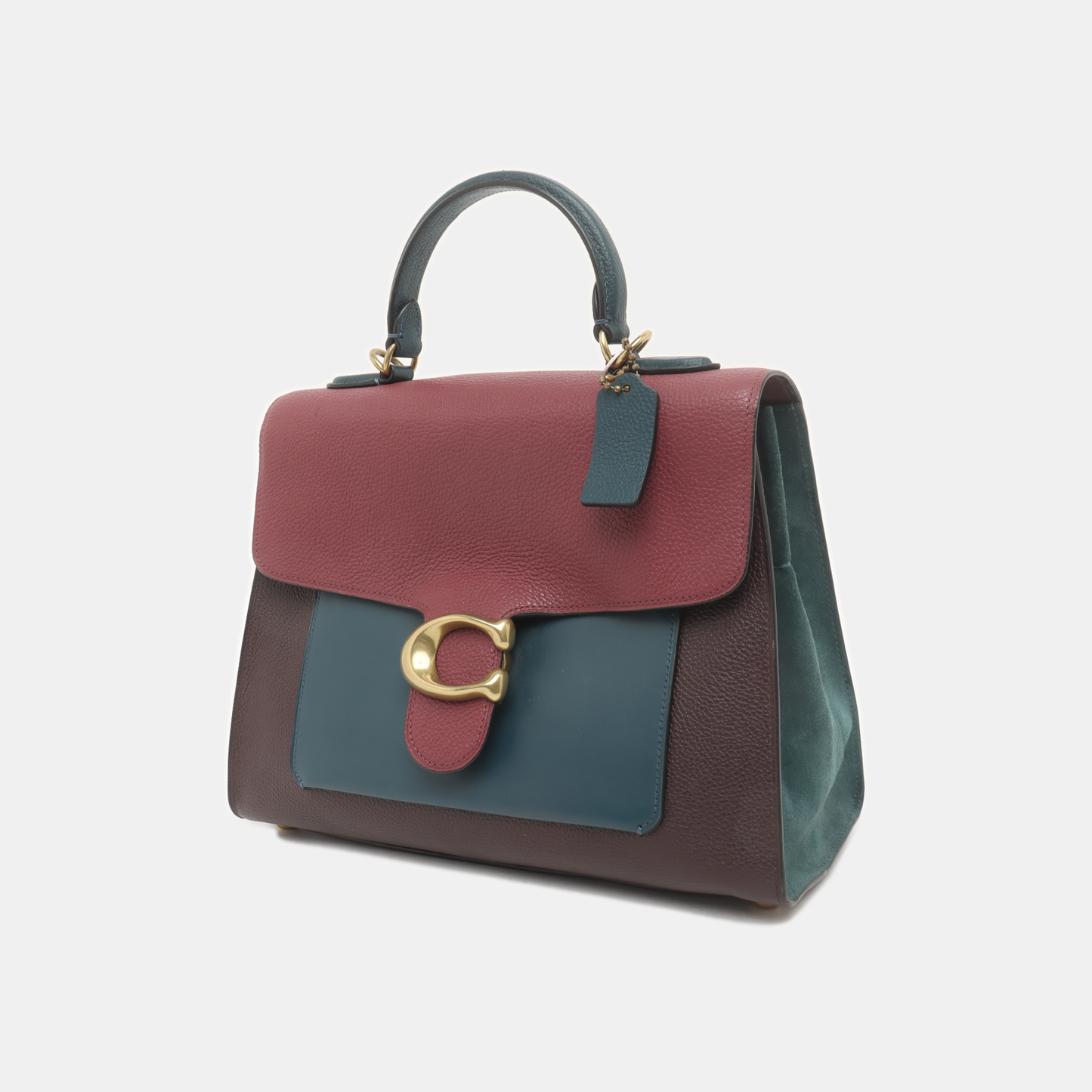 COACH TABBY Multicolor Cowhide Single Shoulder Bag Crossbody Bag Handbag Golden hardware Removable shoulder strap-(SKU)-939349188