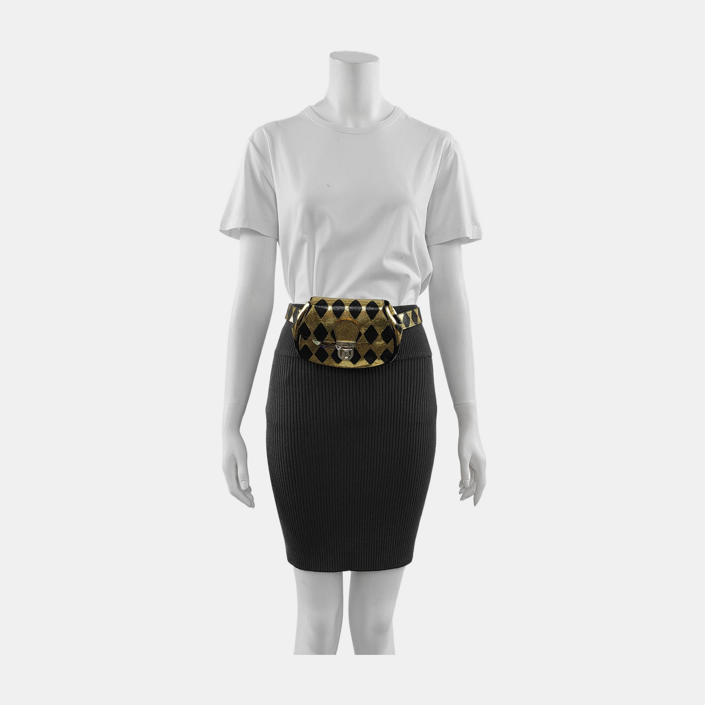 GUCCI 拼色牛皮腰包腰包/胸包 Silver Hardware-(SKU)-940653697