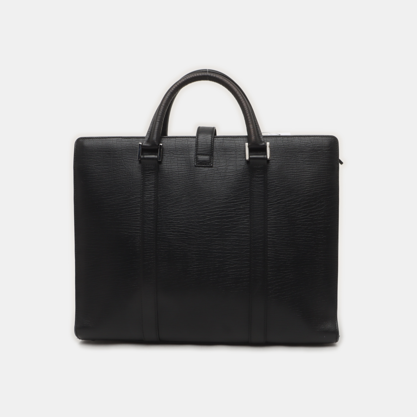 GUCCI Black Cowhide Embossed Handbag Silver Hardware-(SKU)-939892338