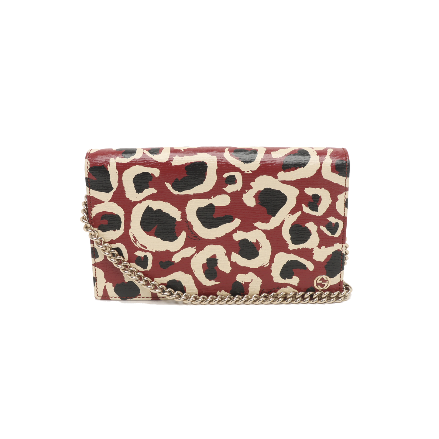GUCCI Multicolor Cowhide Printed Single Shoulder Bag Crossbody Golden hardware Removable shoulder strap-(SKU)-935230997