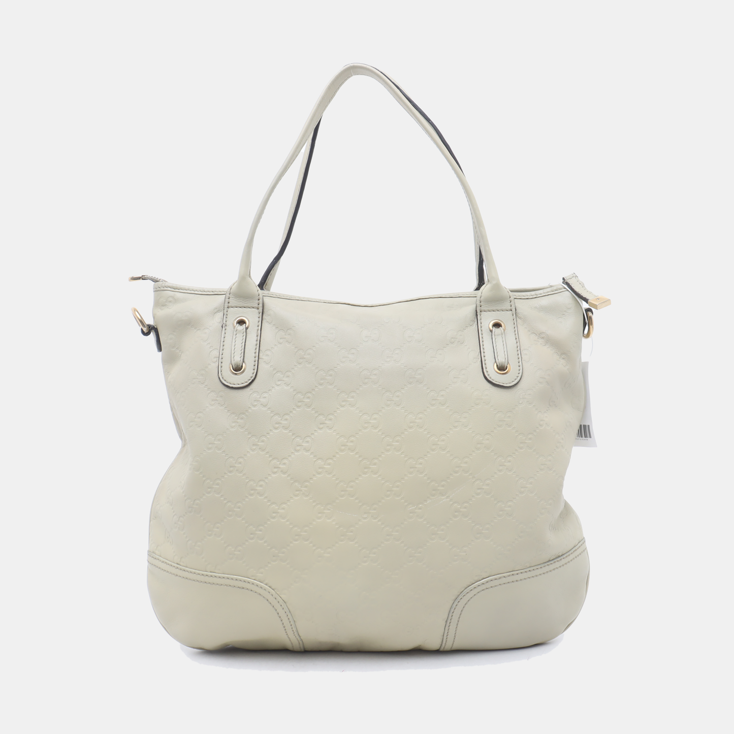 GUCCI Beige cowhide monogram handbag single shoulder bag Golden hardware-(SKU)-937625494