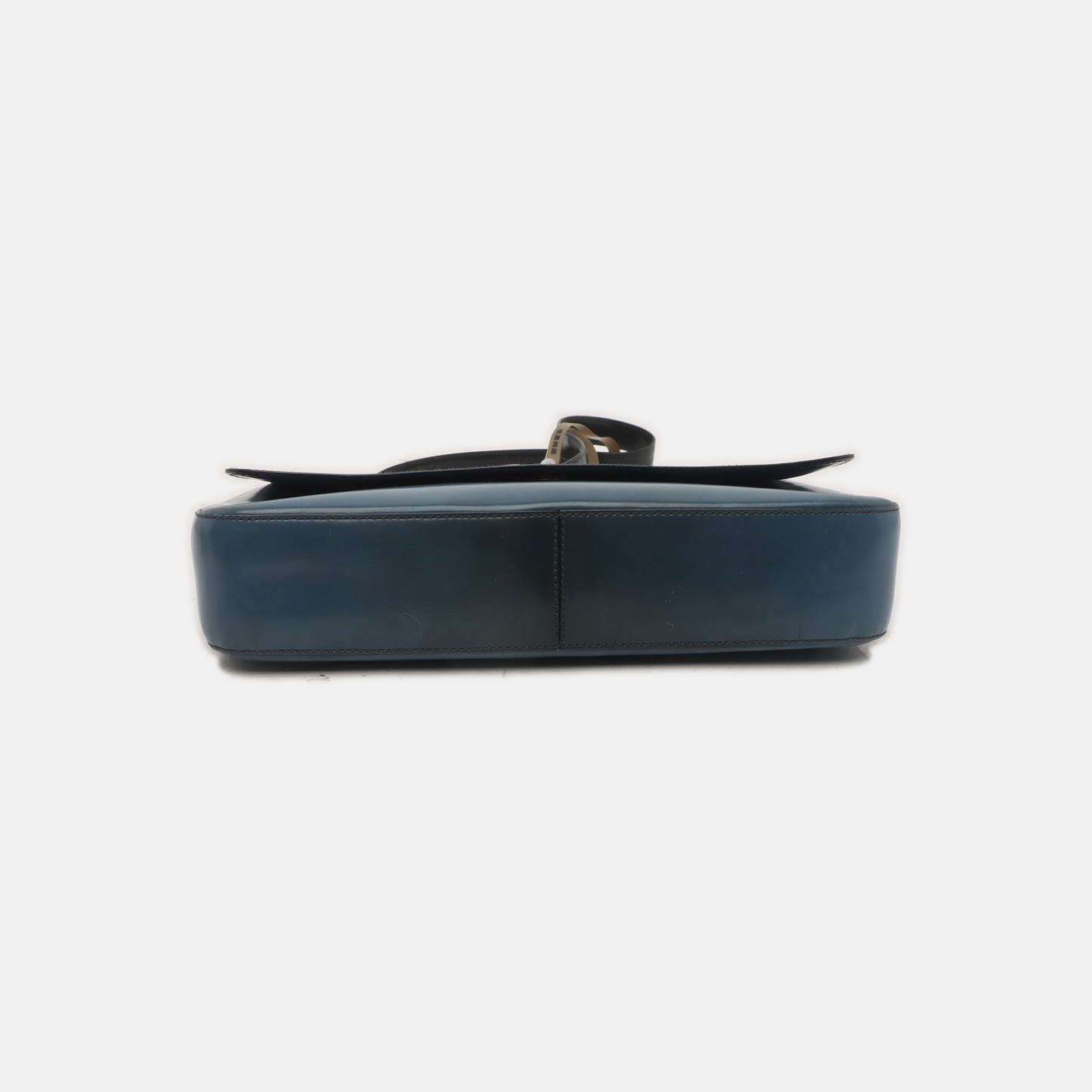 PRADA Blue cowhide single shoulder bag Silver Hardware-(SKU)-935766578