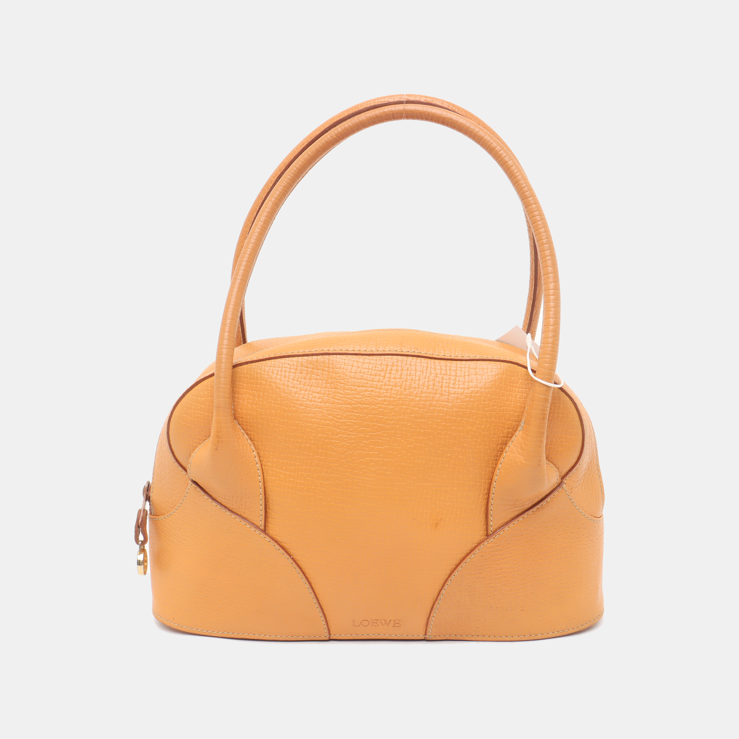 LOEWE Orange Leather Handbag Single Shoulder Bag Golden hardware-(SKU)-938690873