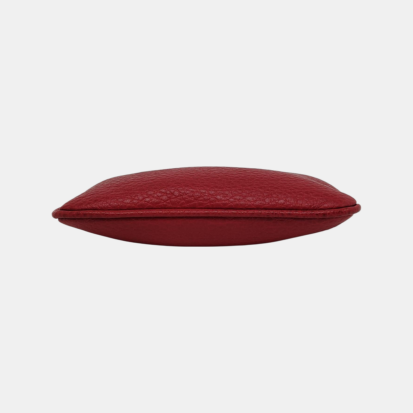 GUCCI Red Leather Change Purse Golden hardware-(SKU)-943942192
