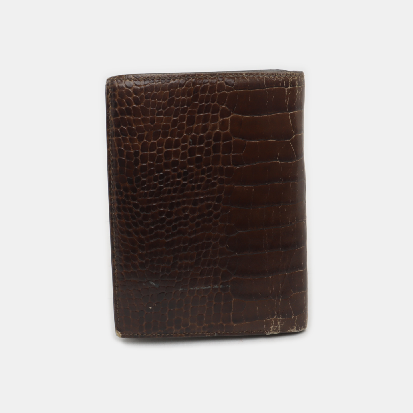 MONTBLANC MeisterstuckBrown Leather Embossed Wallet-(SKU)-936130123