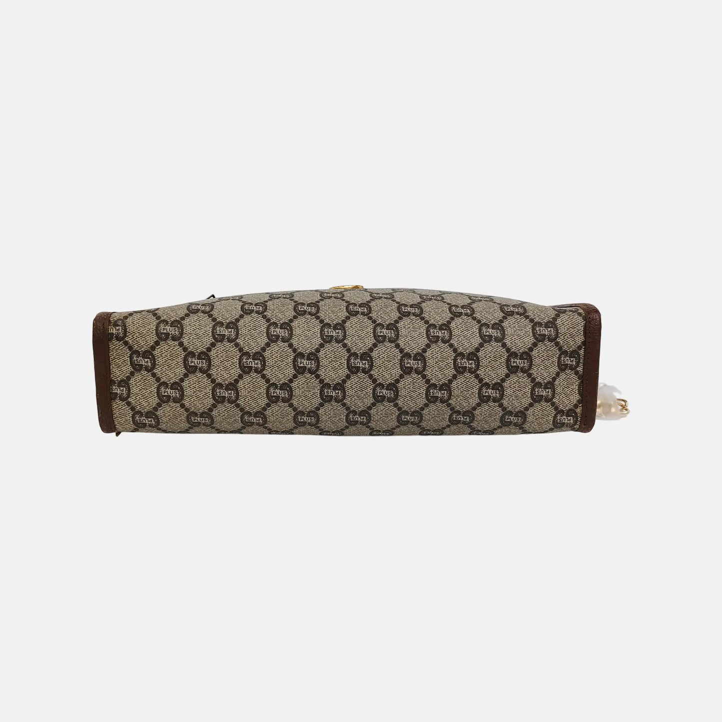 GUCCI Ebony Coated Canvas La Vieille Russie Handbag Golden hardware-(SKU)-945953928