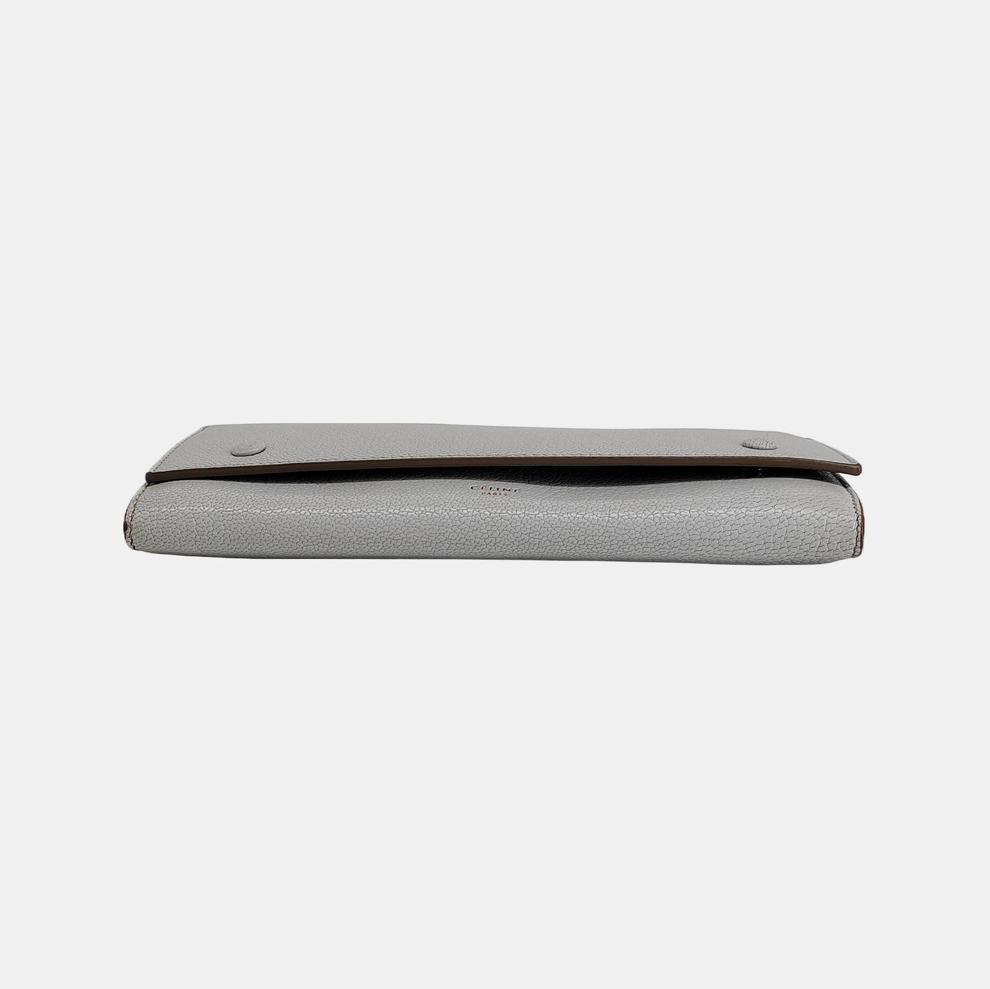 CELINE Light Blue Calfskin Wallet Golden hardware-(SKU)-940440188