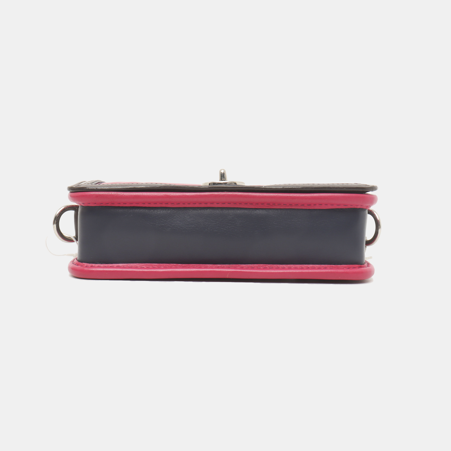 COACH LEGACY PATRICIA Blush Pink Leather Single Shoulder Bag Clutch Silver Hardware Removable shoulder strap-(SKU)-938869966