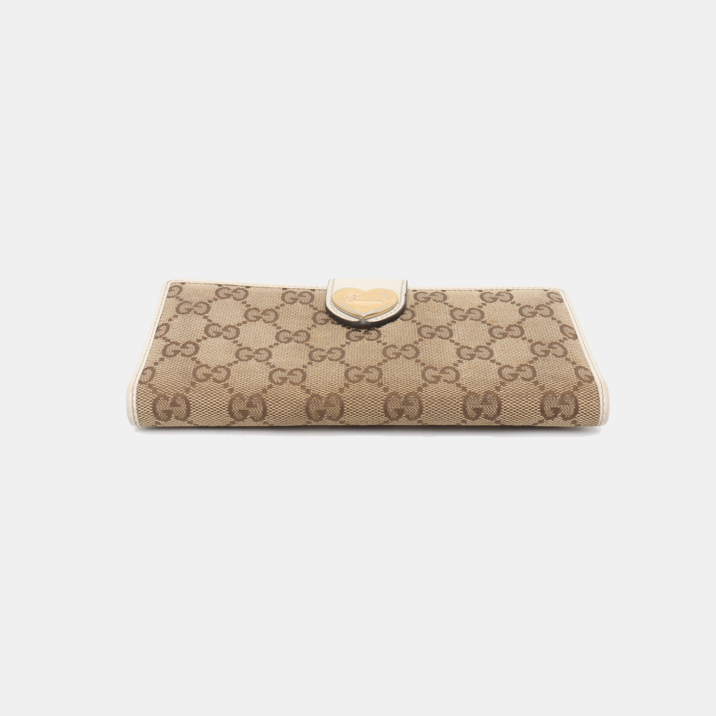 GUCCI Lovely Khaki Canvas Monogrammed Coin Purse Golden hardware-(SKU)-928591685
