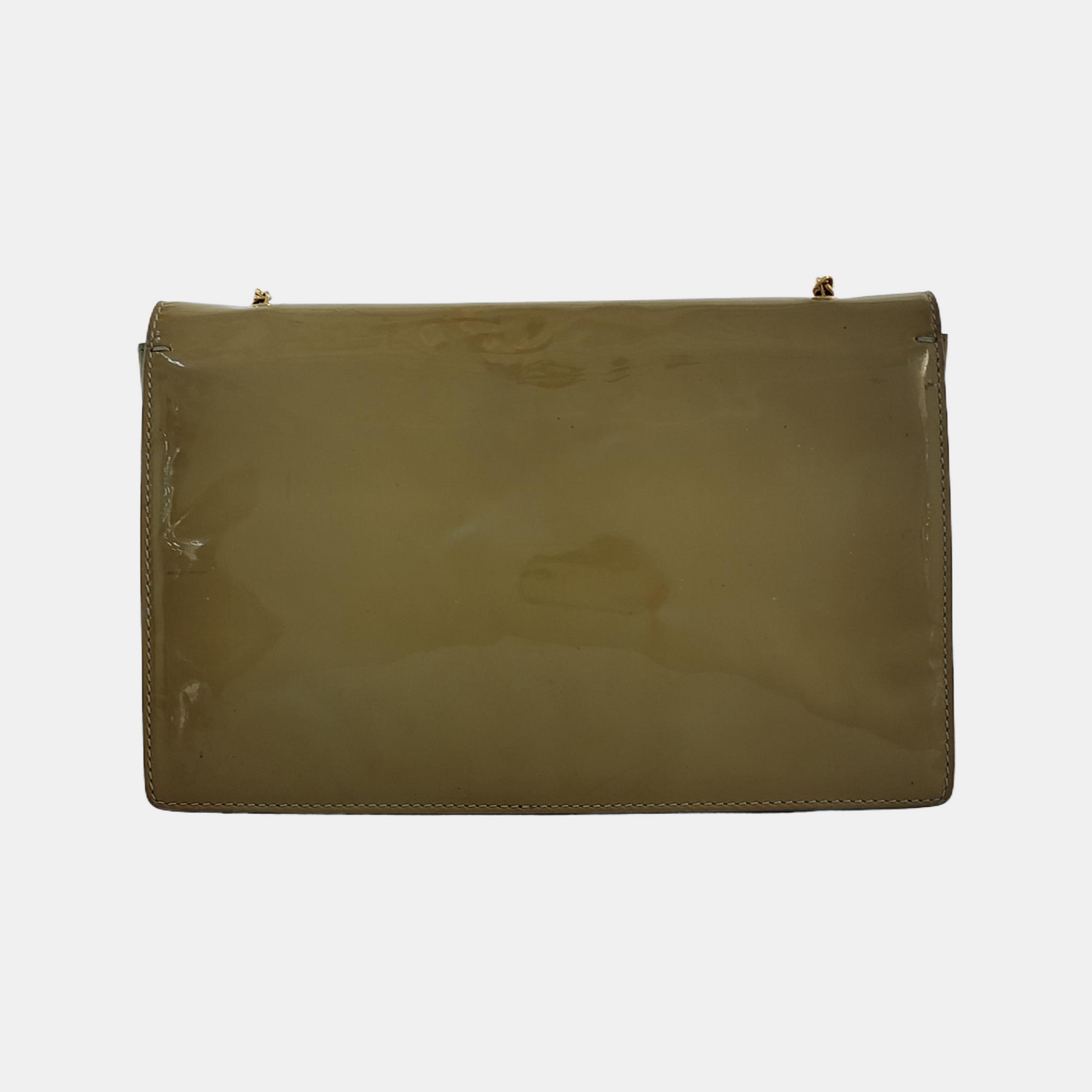 FERRAGAMO Ginny Green Cowhide Single Shoulder Bag Crossbody Golden hardware-(SKU)-942638146