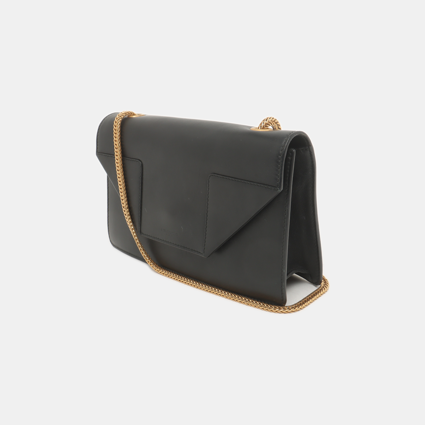 YSL VINTAGE BETTY Black Cowhide Single Shoulder Bag Crossbody Bag Golden hardware-(SKU)-939597796