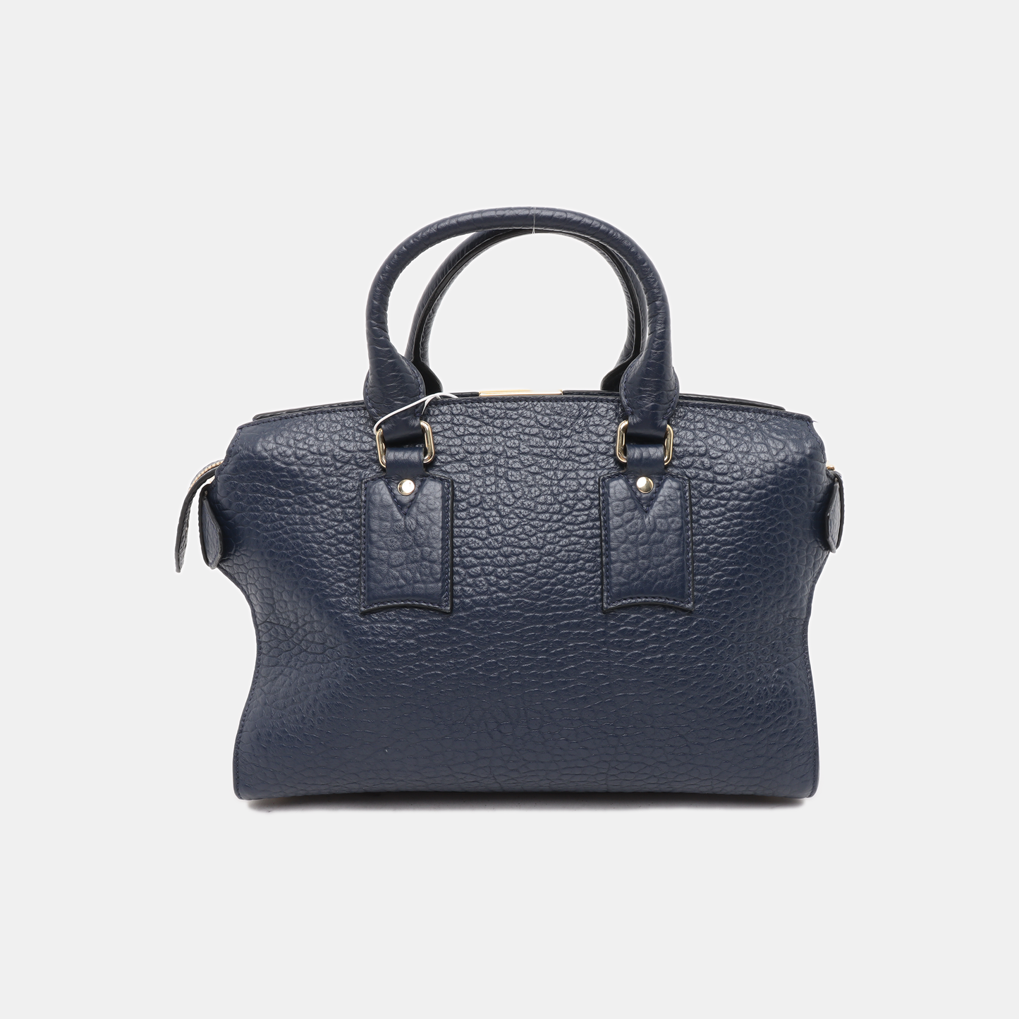 BURBERRY Gladstone Dark Blue Cowhide Single Shoulder Bag Handbag Golden hardware Removable shoulder strap-(SKU)-939605171