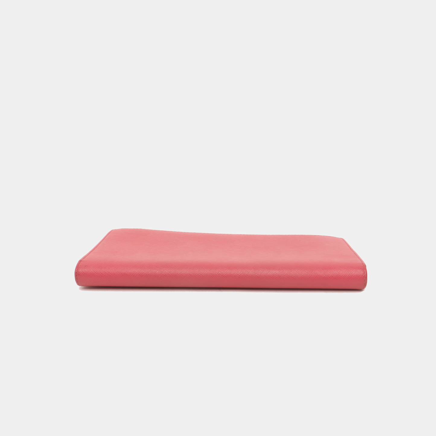 PRADA Fuchsia leather cross-grain clutch Golden hardware-(SKU)-14366482