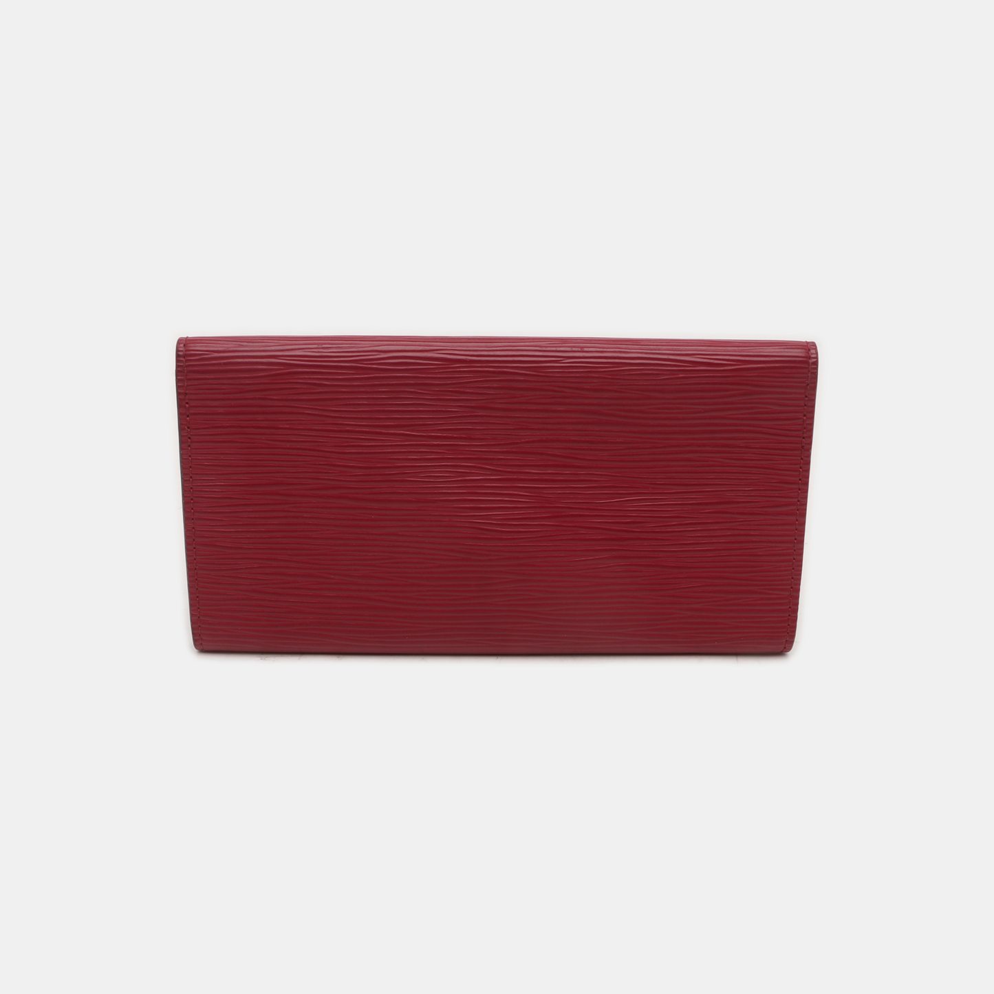 LOUIS VUITTON JOSÉPHINE 紫红色EPI牛皮水波纹钱包 Silver Hardware-(SKU)-935687162