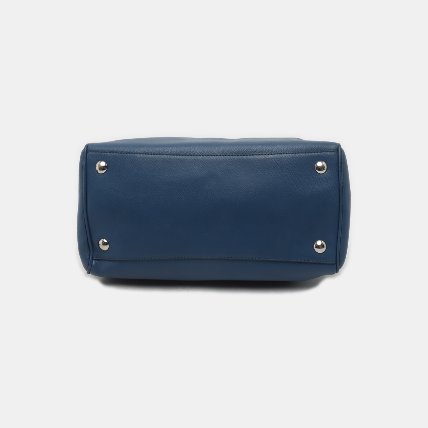 COACH BENNETT Large size Blue cowhide crossbody, handbag, shoulder bag Silver Hardware Removable shoulder strap-(SKU)-935672558